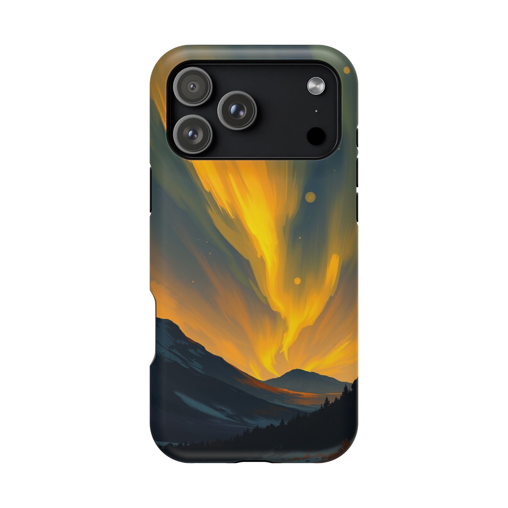 iPhone Serene Northern Lights Design Slim Everyday Designer Case · iPhone Case