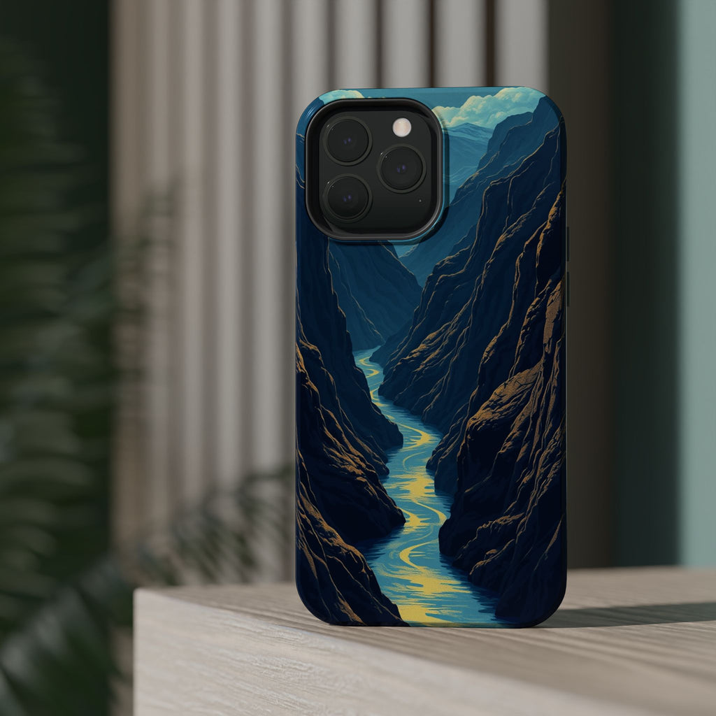 iPhone River Canyon Gold Foil Luxury Slim Everyday Designer Case · iPhone Case