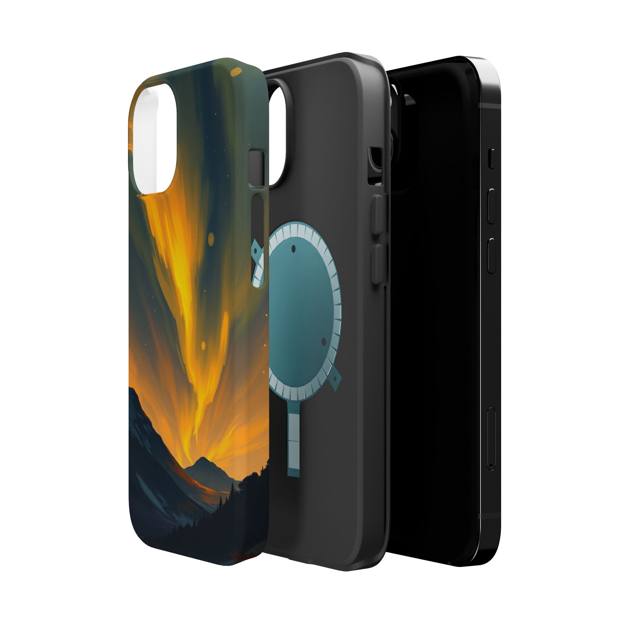 iPhone Serene Northern Lights Design Slim Everyday Designer Case · iPhone Case