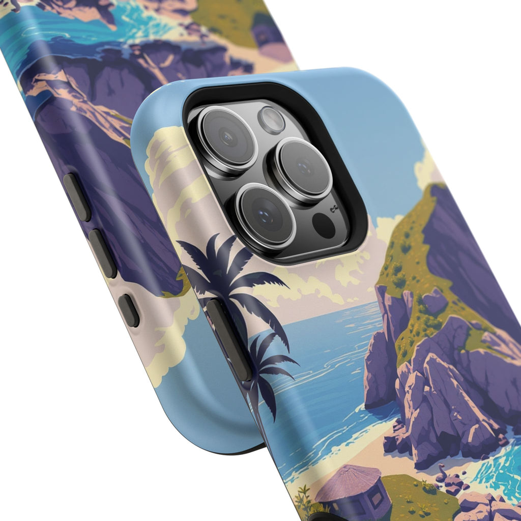 iPhone Vibrant Hibiscus Coast Design Slim Everyday Designer Case · iPhone Case