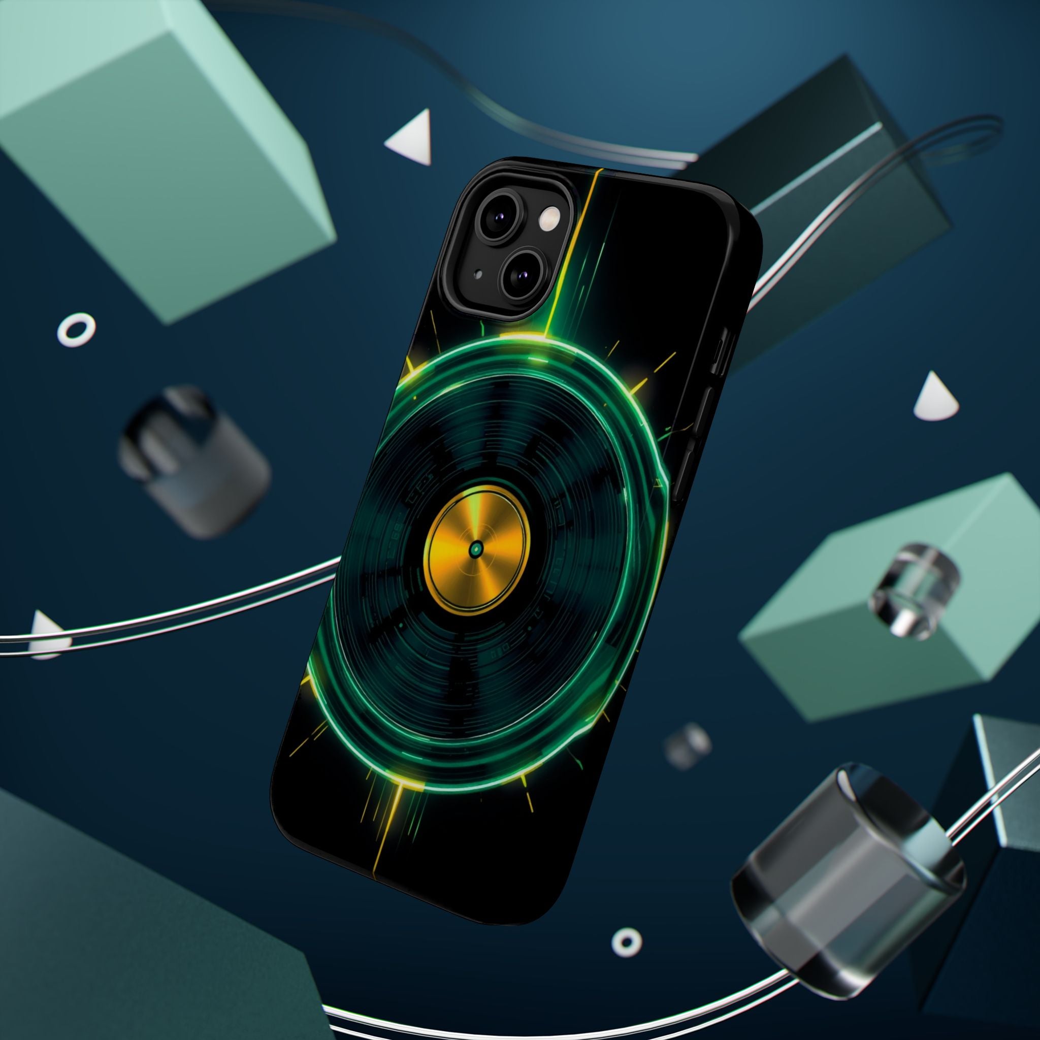 iPhone Dreamy Record Vinyl Spin Design Slim Everyday Designer Case · iPhone Case