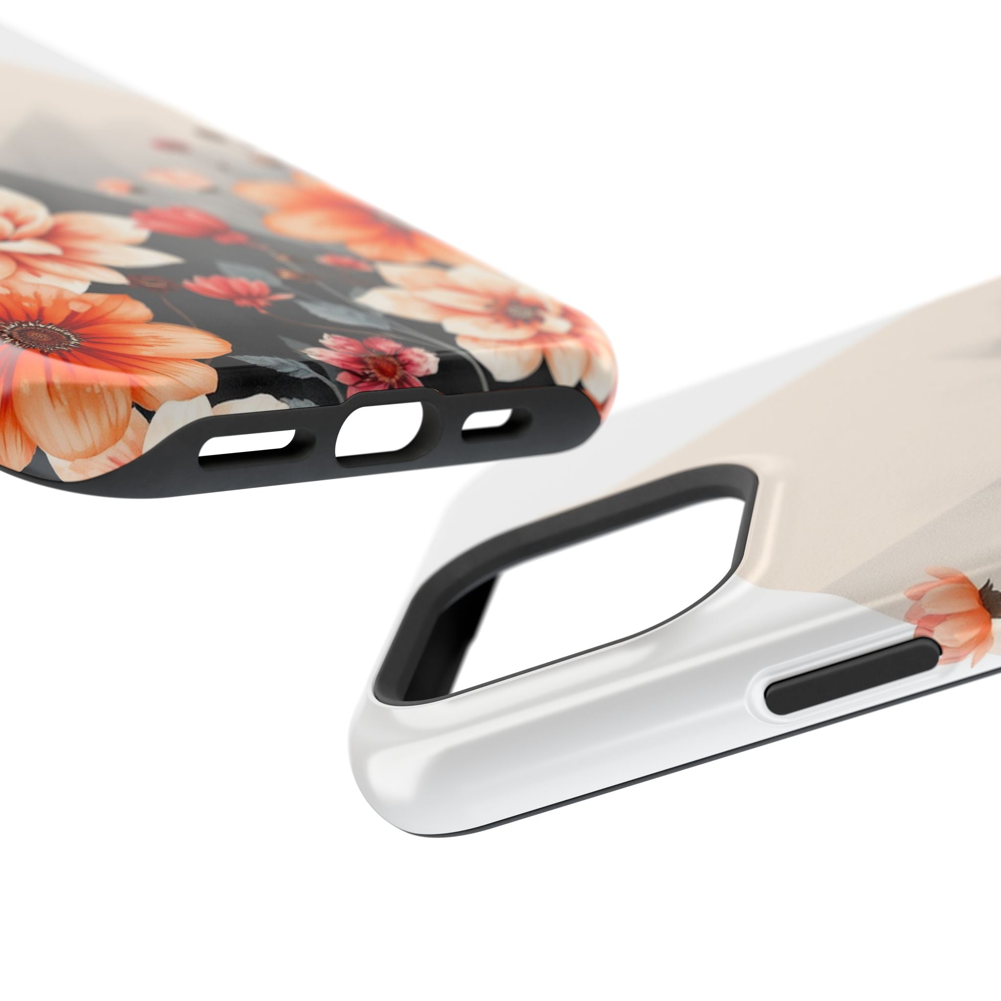 iPhone Floral Geometric Vibrant Design Slim Snap Case · iPhone Case
