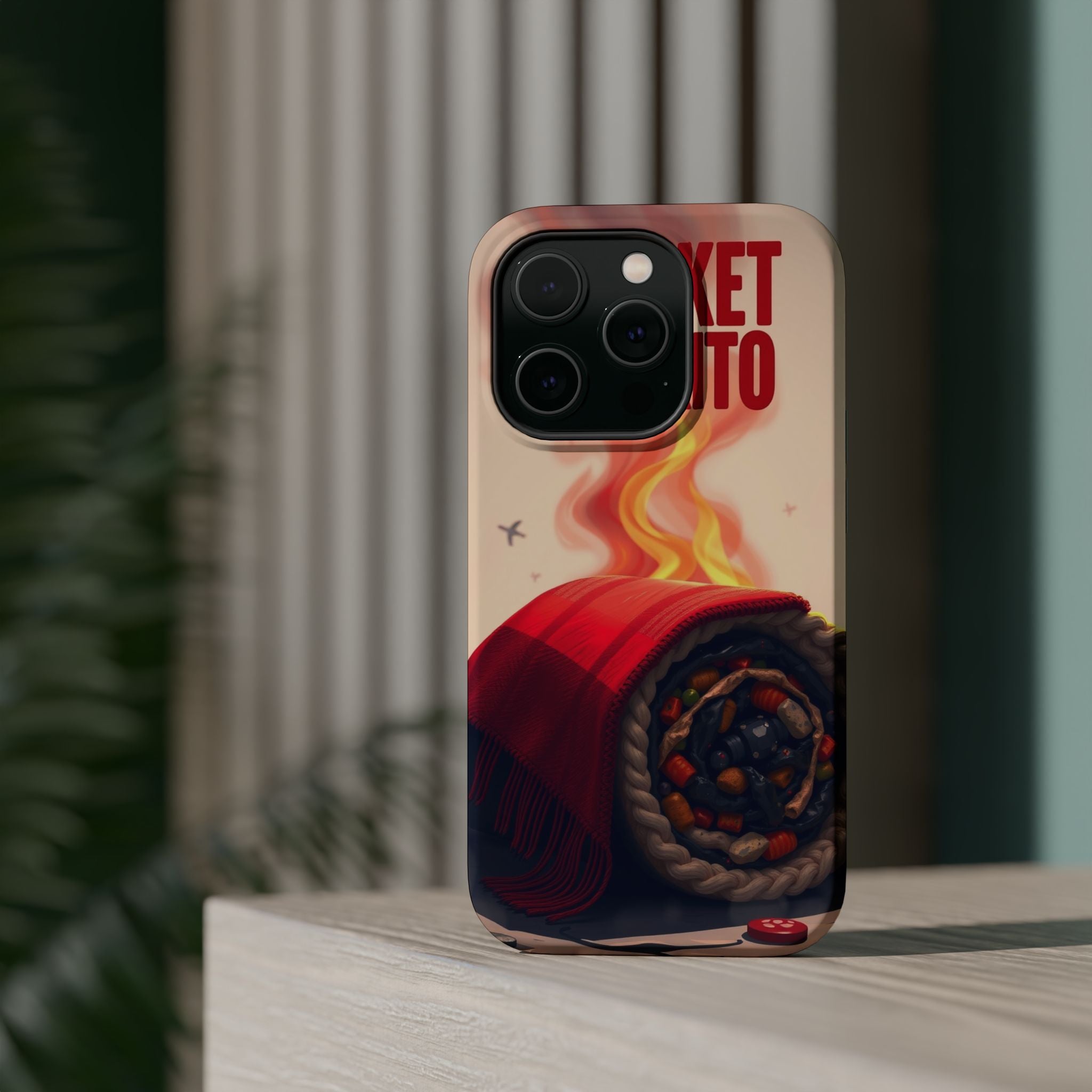 iPhone Serene Blanket Burrito Design Slim Everyday Designer Case · iPhone Case