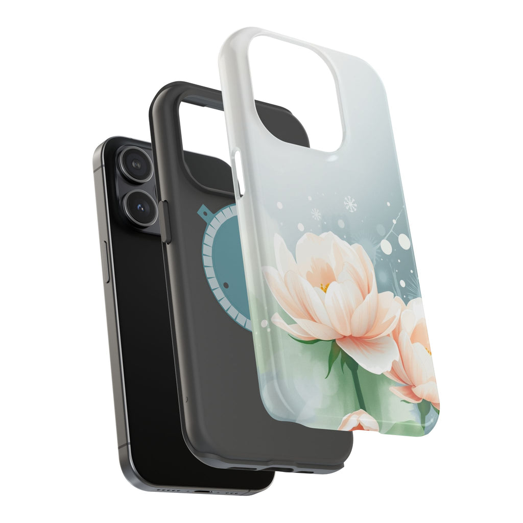 iPhone Serene Floral Watercolor Splash Design Slim iPhone Everyday · iPhone Case