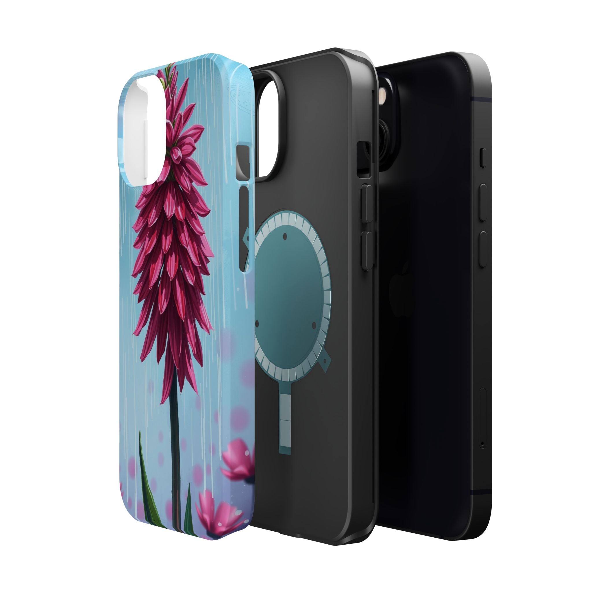 iPhone Cyan And Magenta Spring Shower Bloom Slim iPhone Everyday · iPhone Case