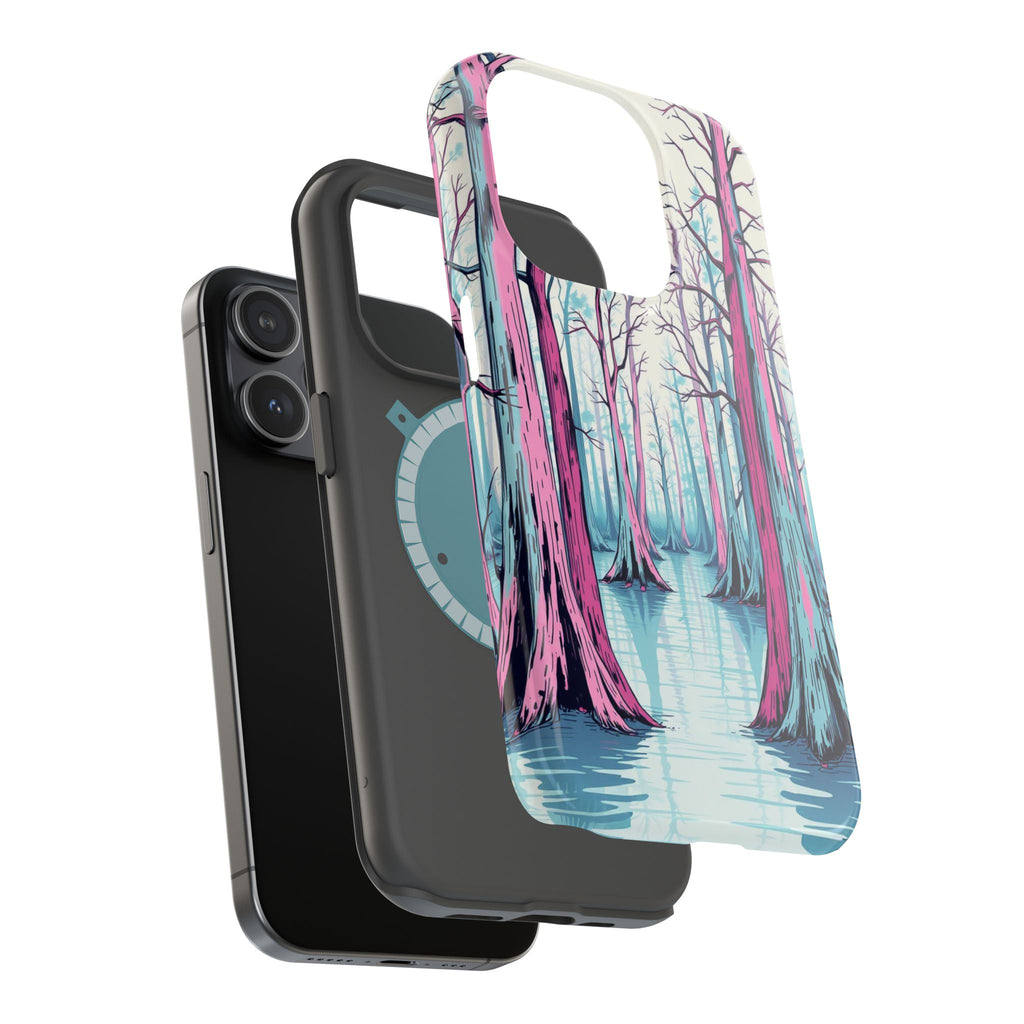 iPhone Cypress Swamp Hand-Drawn Sketch Slim Everyday Designer Case · iPhone Case