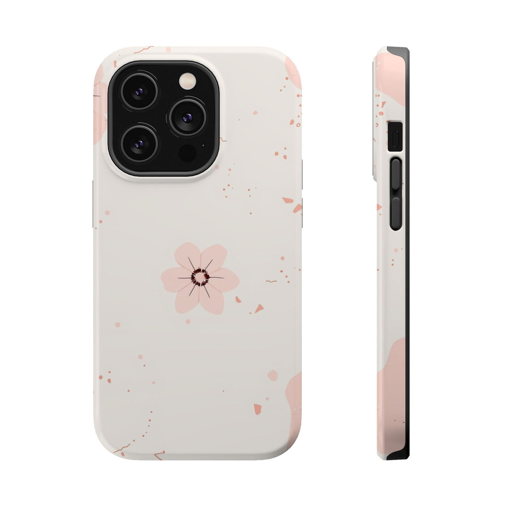 iPhone Floral Terrazzo Minimalist Line Art Slim Everyday Designer · iPhone Case
