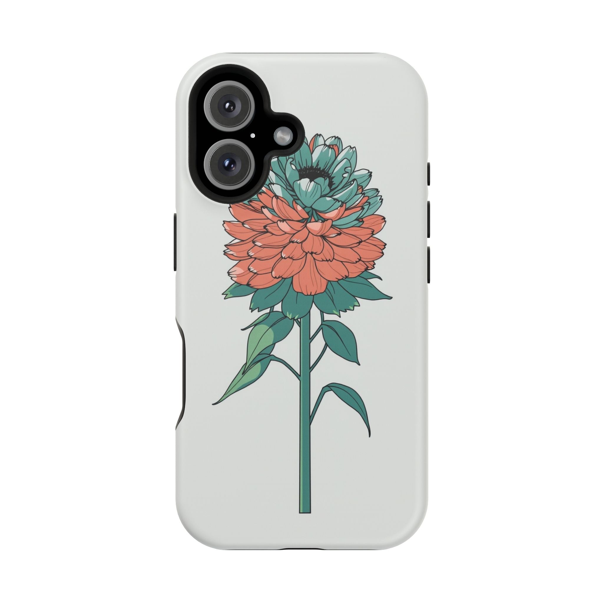 iPhone Serene Ranunculus Stack Design Slim Everyday Designer Case · iPhone Case