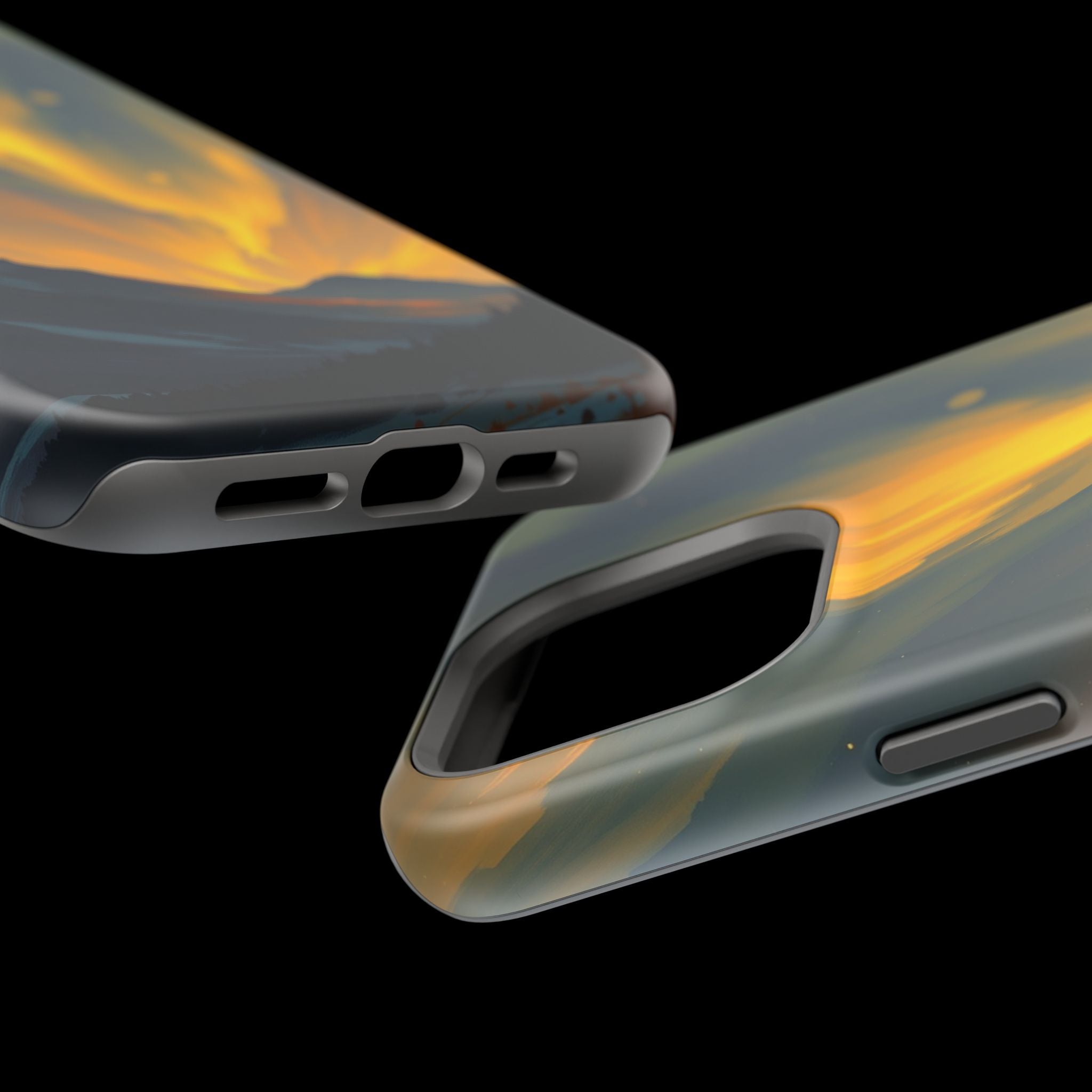 iPhone Serene Northern Lights Design Slim Everyday Designer Case · iPhone Case