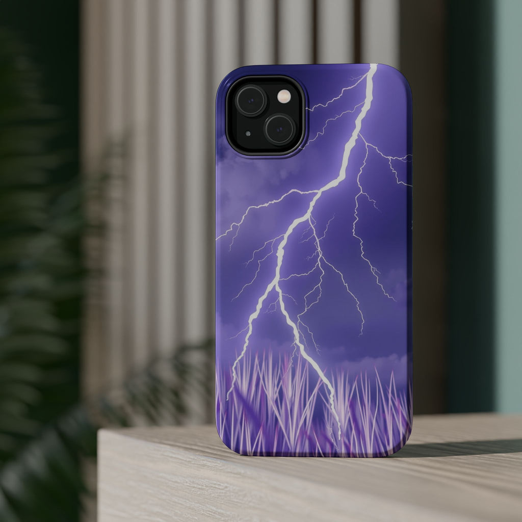 iPhone Dreamy Prairie Lightning Design Slim Everyday Designer Case · iPhone Case