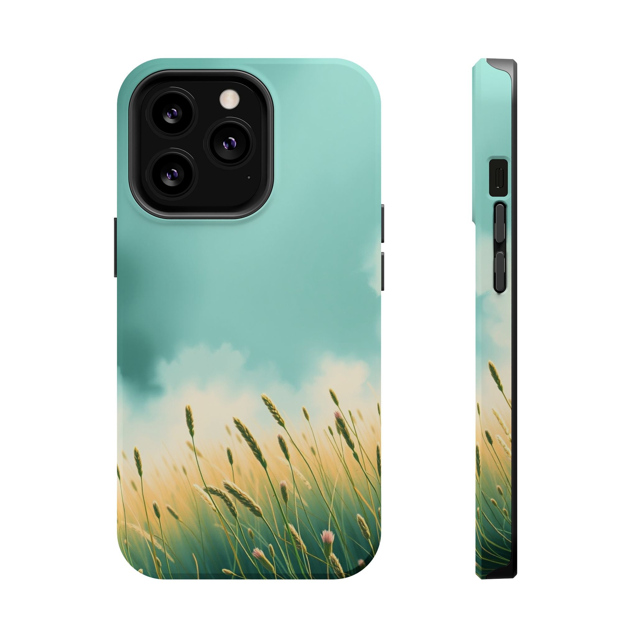 iPhone Mint And Blush Spring Meadow Slim Everyday Designer Case · iPhone Case