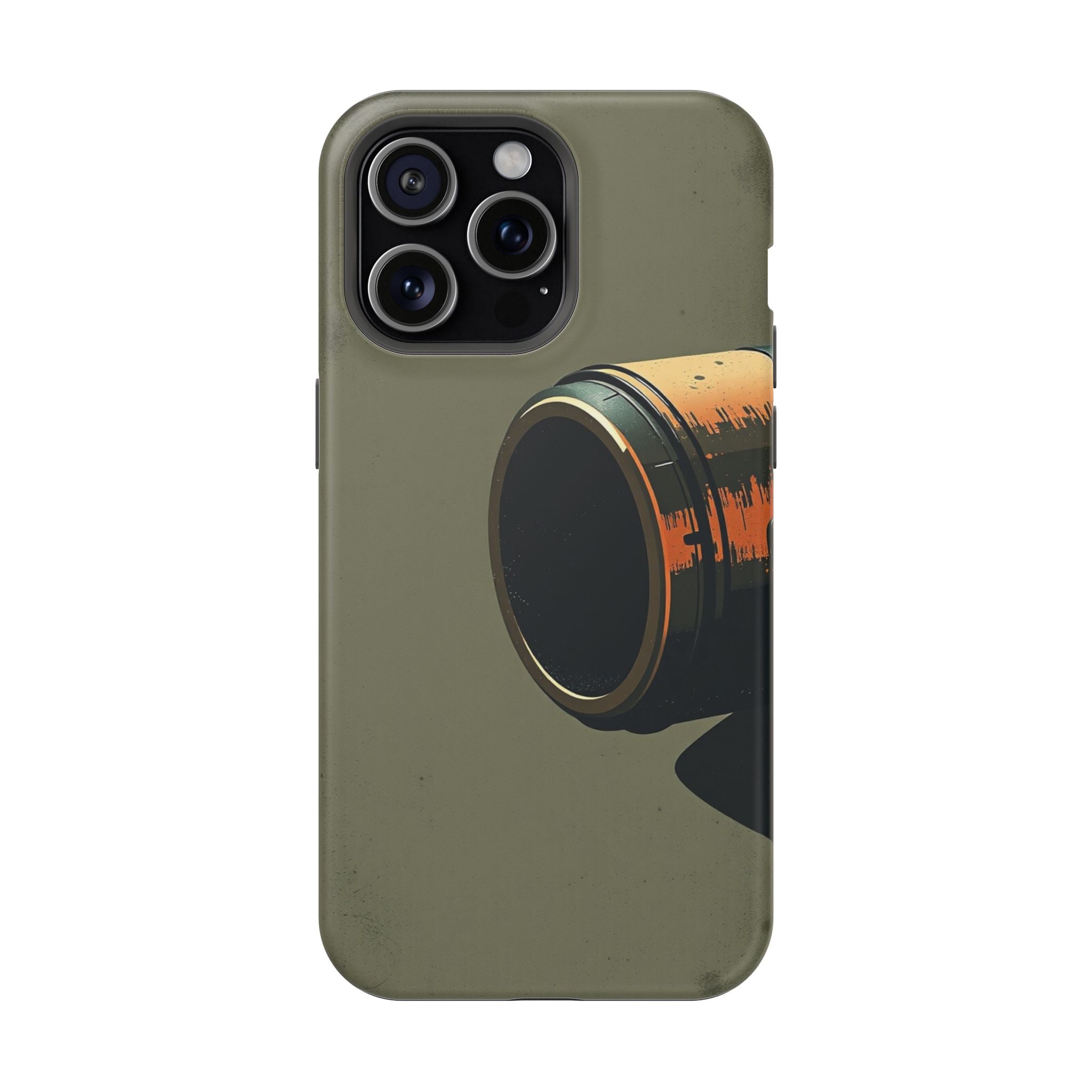 iPhone Charcoal And Copper Vintage Postcard Slim Everyday Designer Case · iPhone