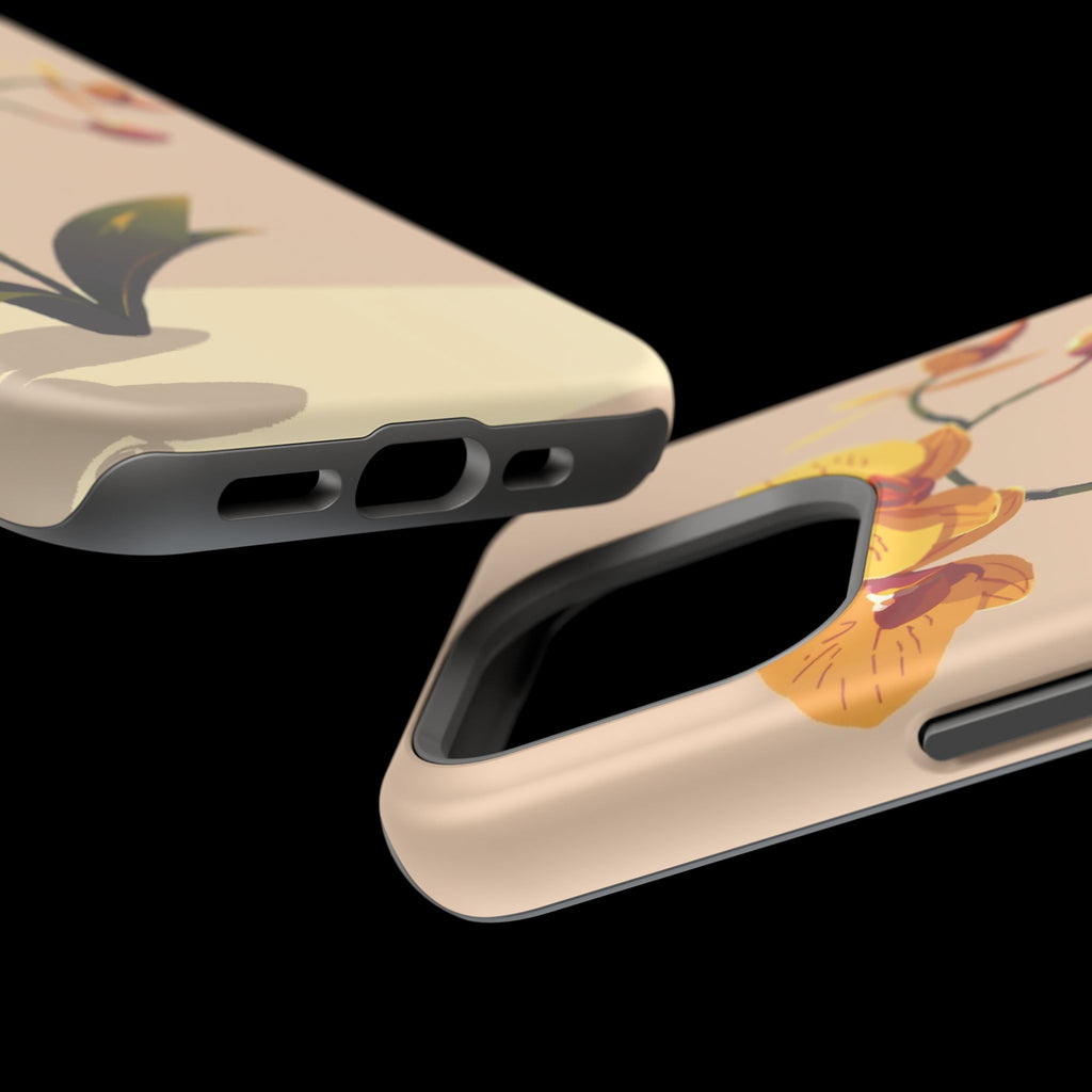 iPhone Orchid Study Pixel Art -Bit Bold Modern Everyday Snap Case · iPhone Case