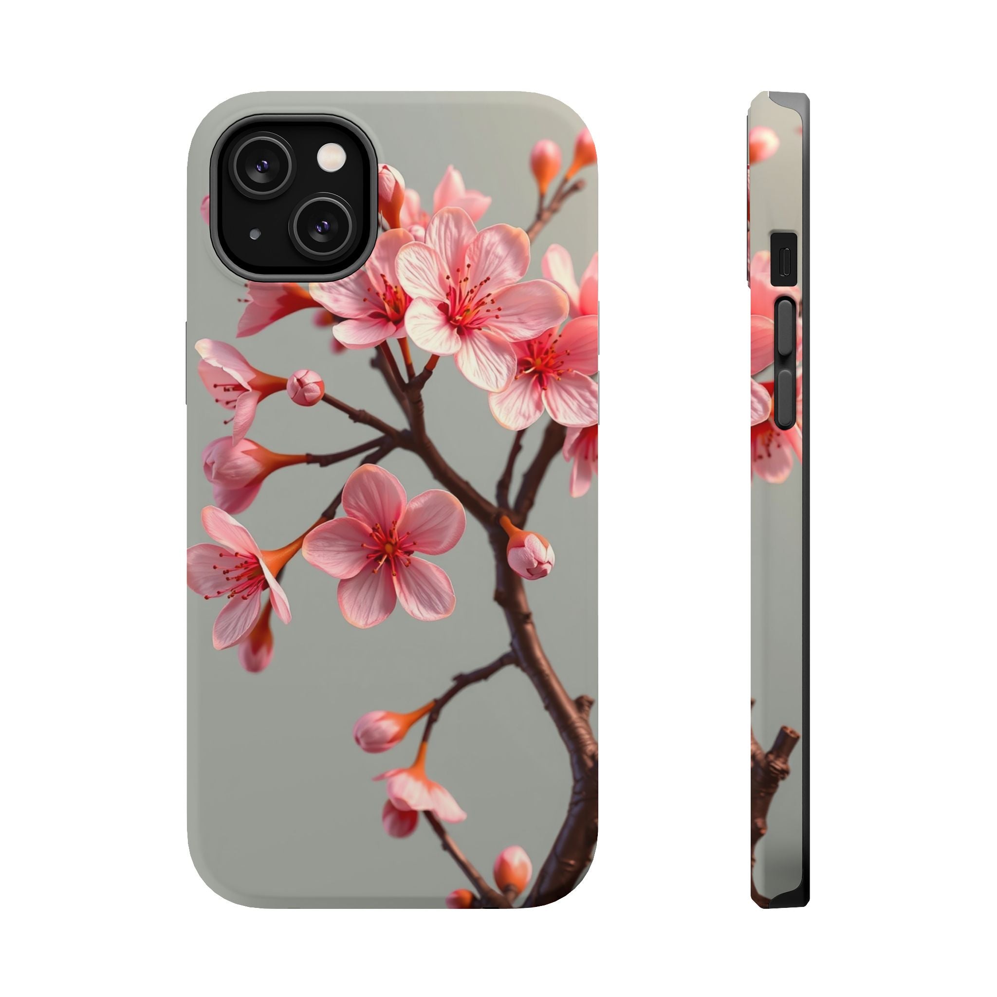 iPhone Mustard And Rust Cherry Blossom Slim Everyday Designer Case · iPhone Case