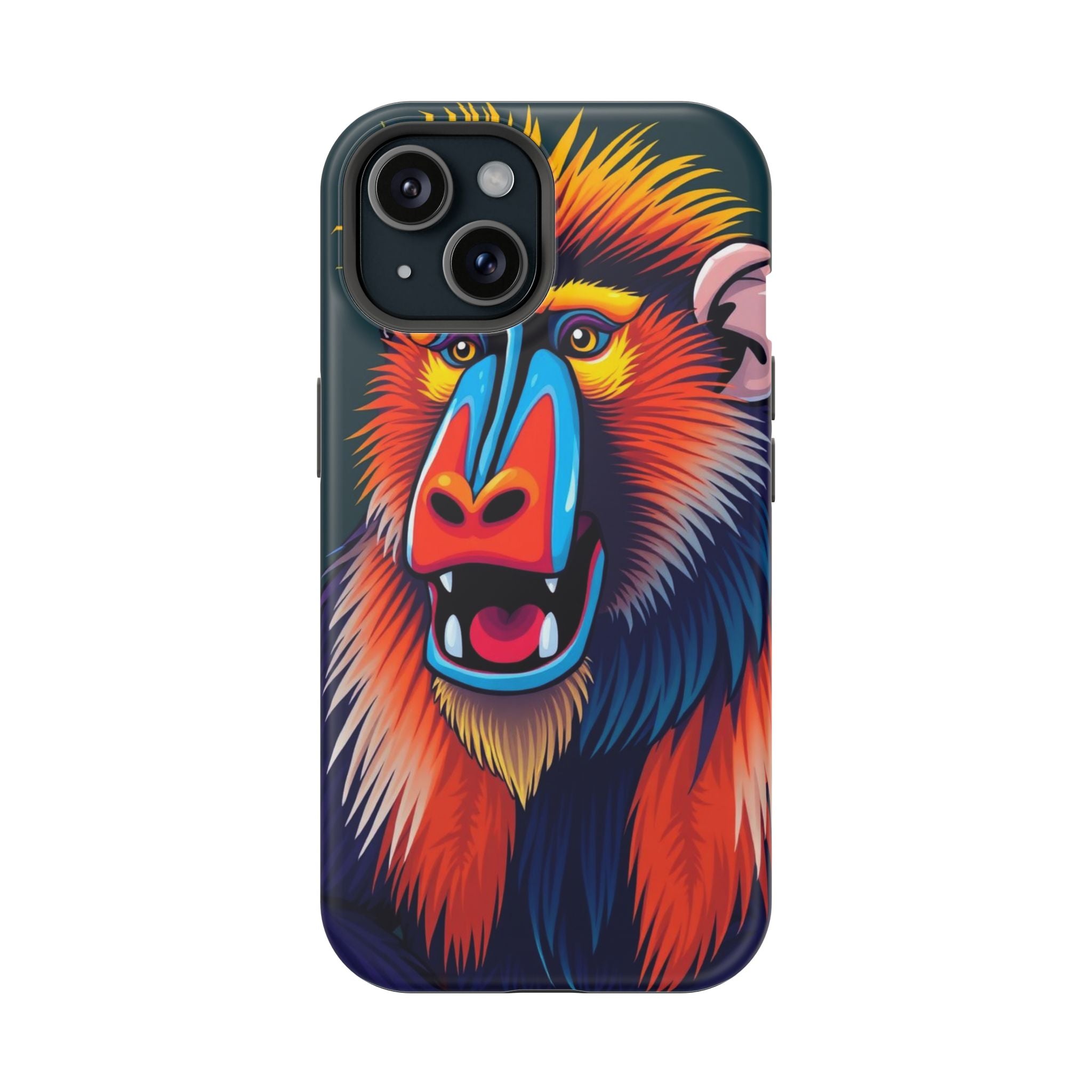 iPhone Mandrill Colorful Face Kids Fun iPhone Phone Case Gift Slim · iPhone Case