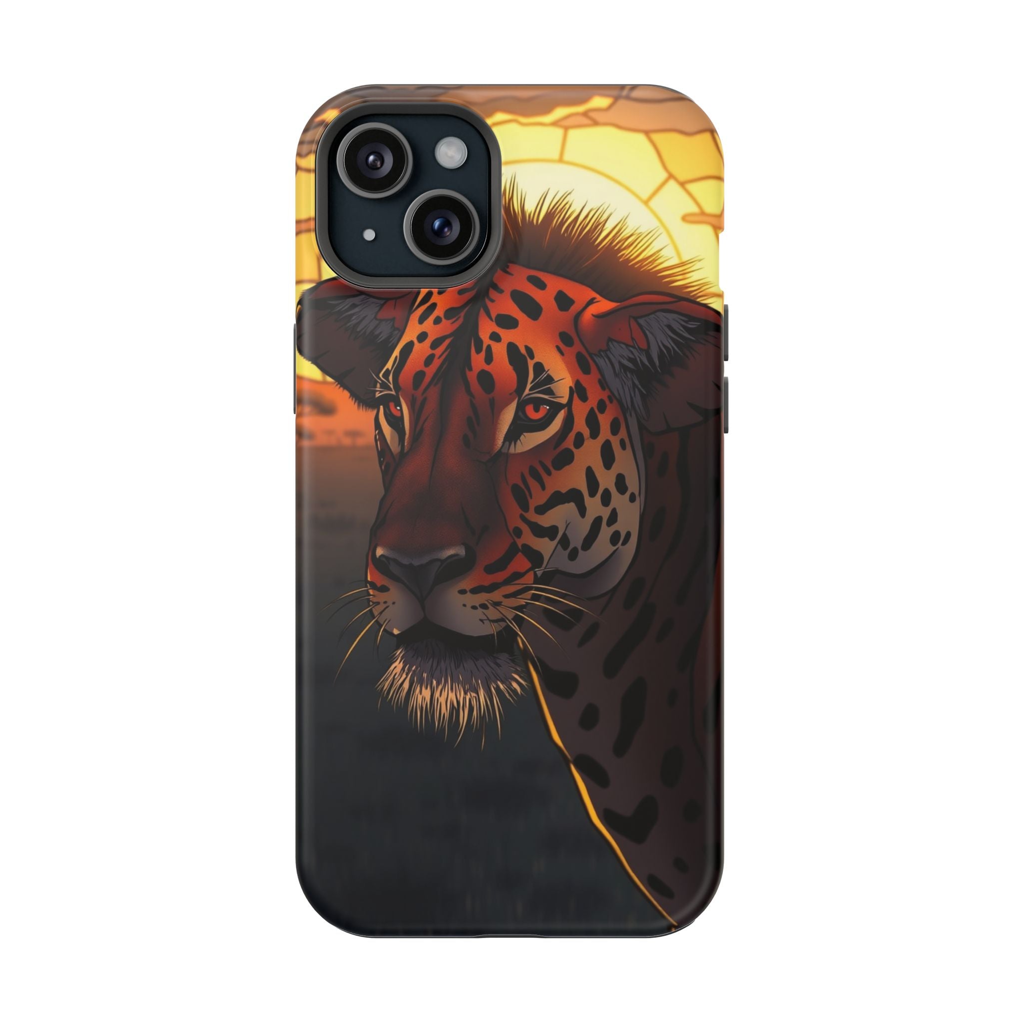 iPhone Savanna Horizon Stained Glass Slim Everyday Designer Case · iPhone Case