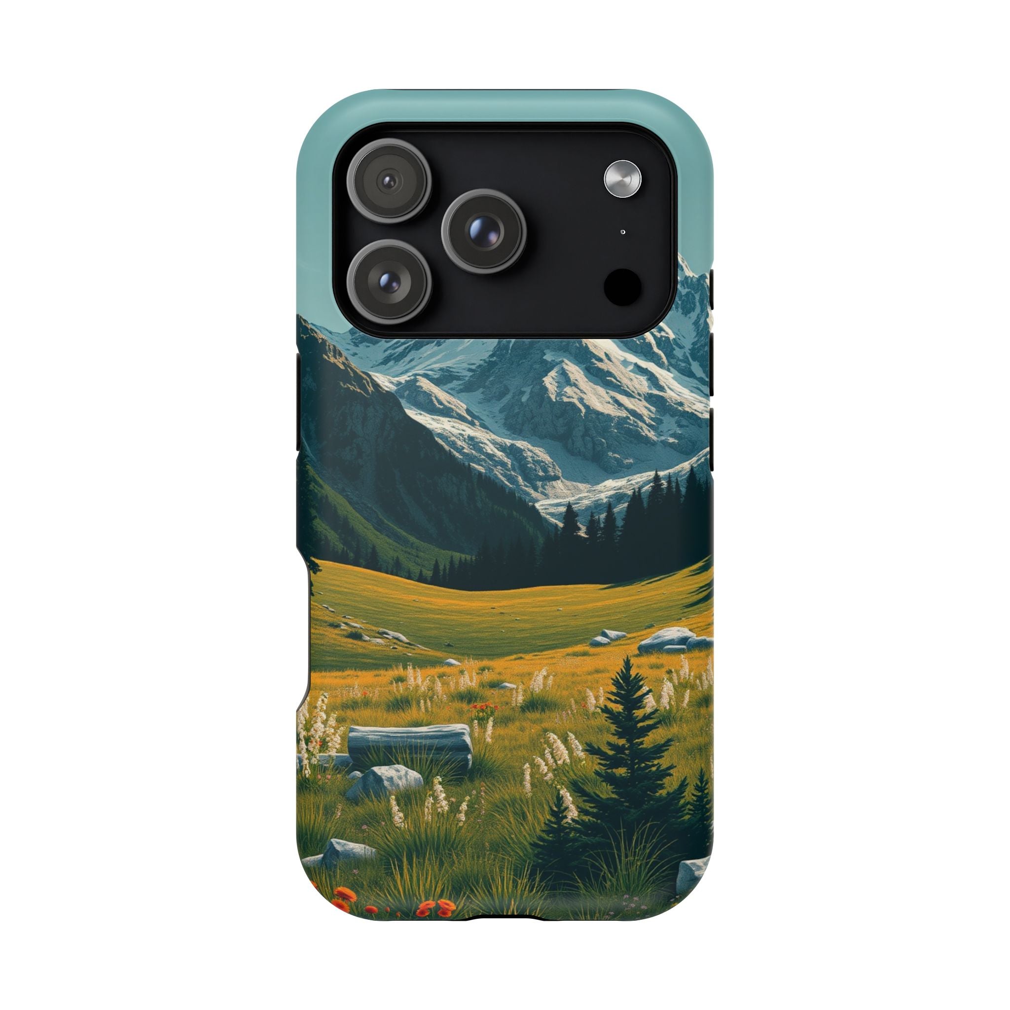 iPhone Alpine Meadow Bold Art 19 Bold Modern Everyday Snap Case · iPhone Case