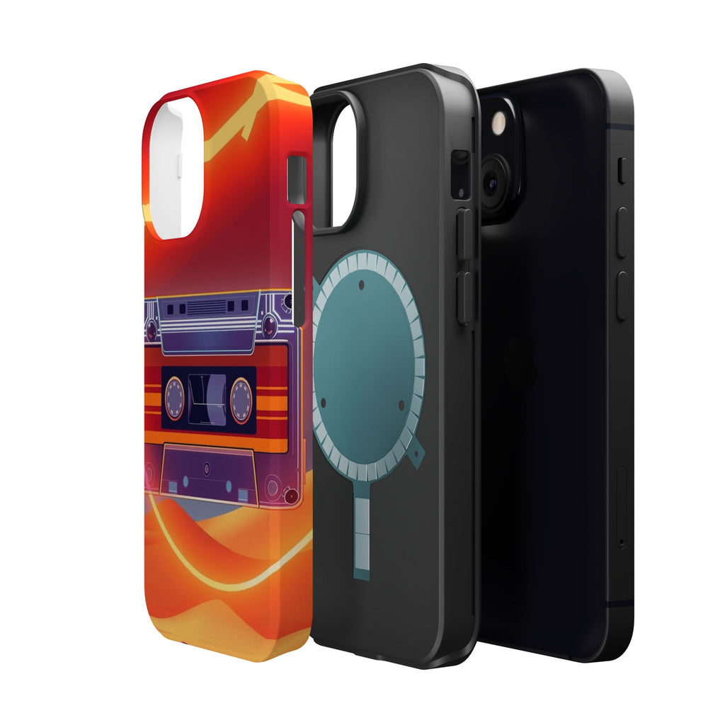 iPhone Cassette Tape Rewind Bold Art Slim Everyday Designer Case · iPhone Case