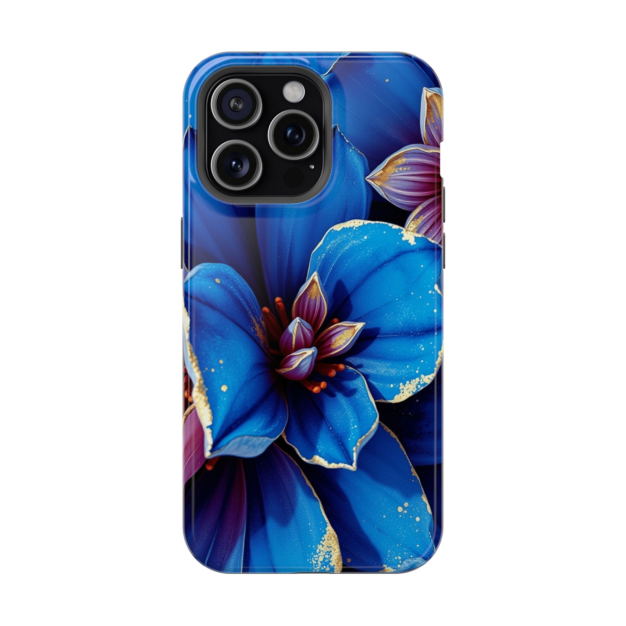 iPhone Floral Gold Foil Serene Design Slim Snap Case Ga · iPhone Case