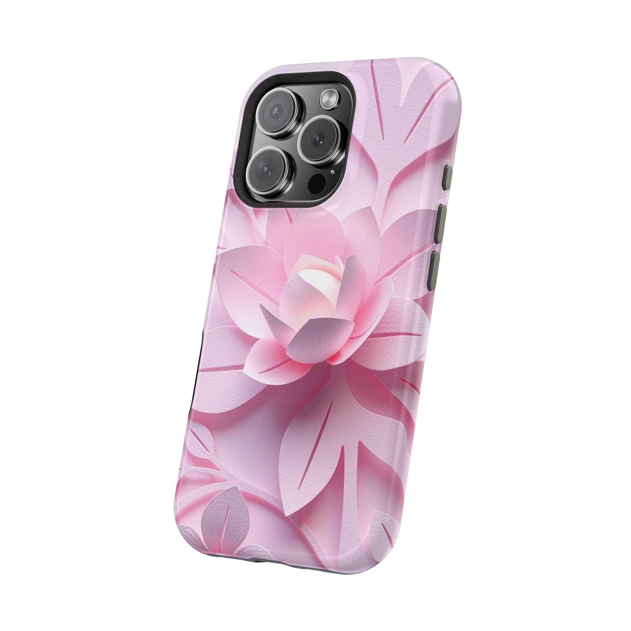 iPhone Floral Geometric Paper Cut Art Slim Everyday Designer Case · iPhone Case