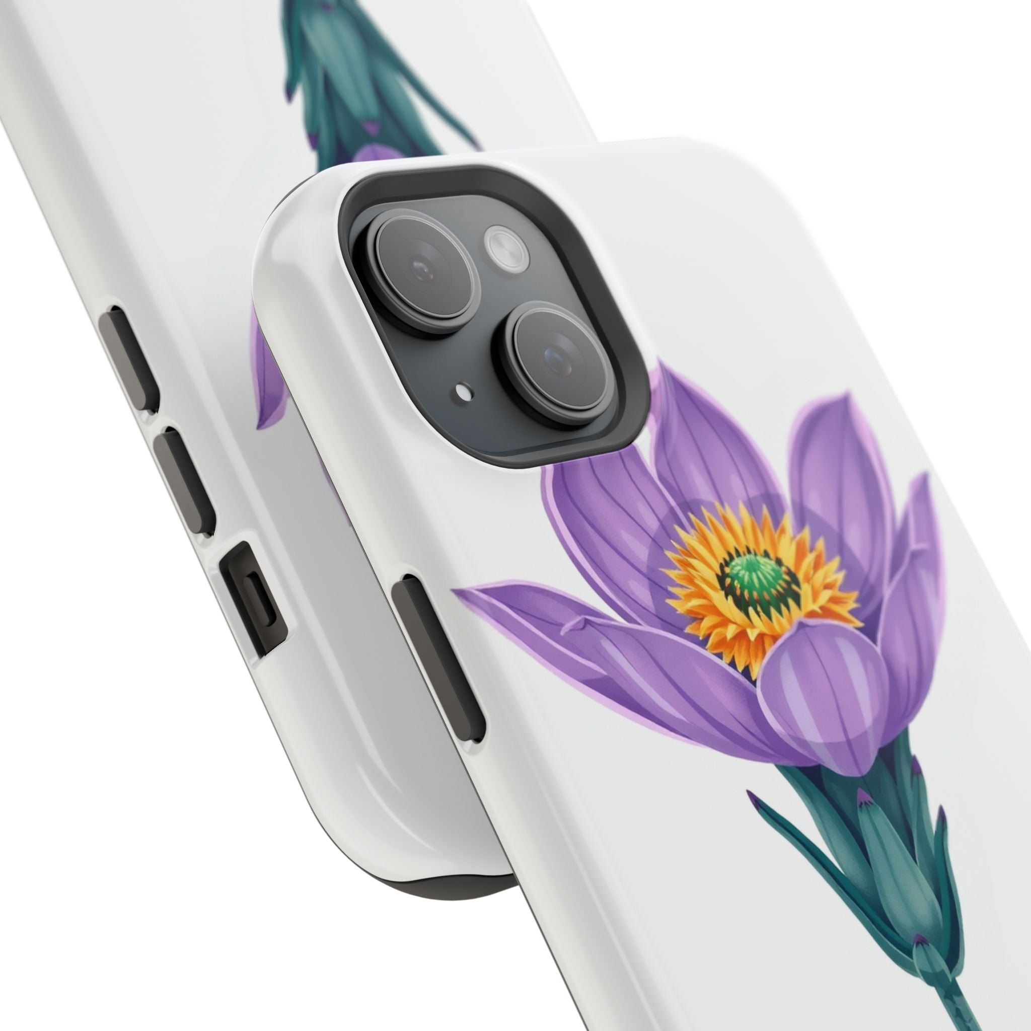 iPhone Indigo And Violet Desert Flower Slim Everyday Designer Case · iPhone Case