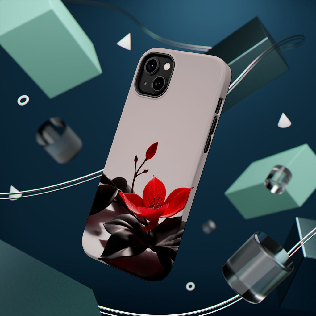 iPhone Radiant Bloom and Leaf Design Slim Everyday Designer Case · iPhone Case