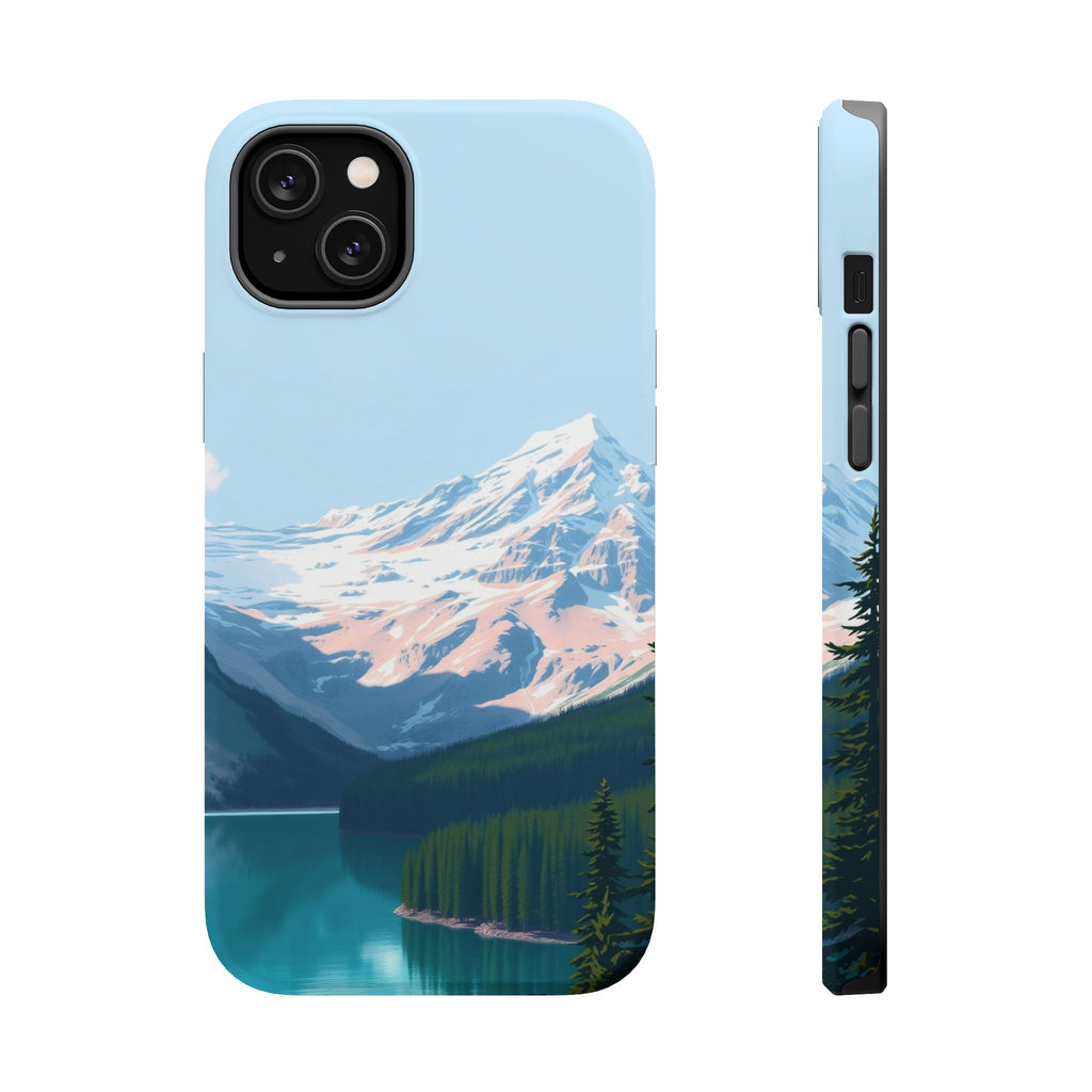 iPhone Serene Glacier Lake Design Bold Modern Everyday Snap Case · iPhone Case