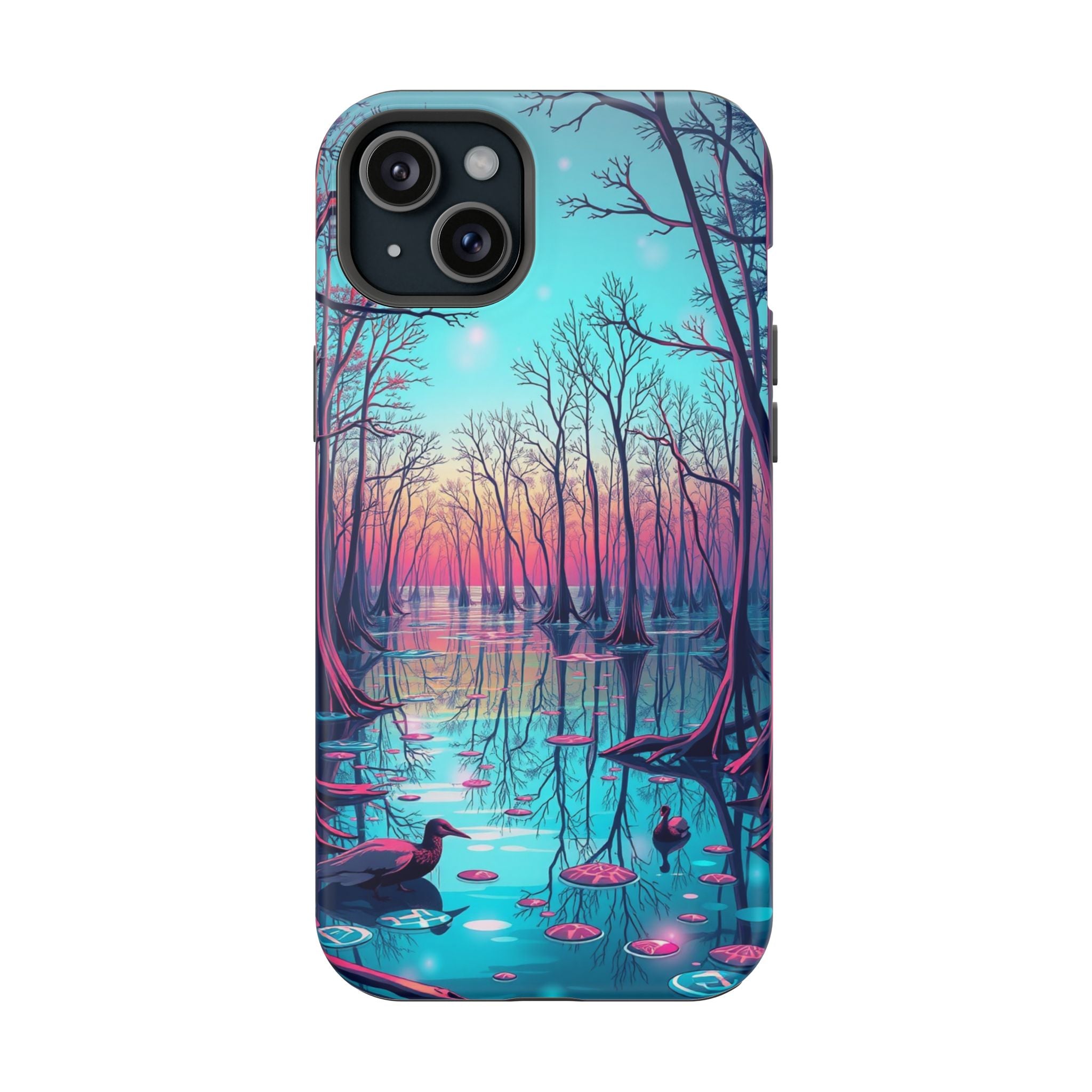 iPhone Cypress Swamp Holographic Iridescent Slim iPhone Everyday · iPhone Case