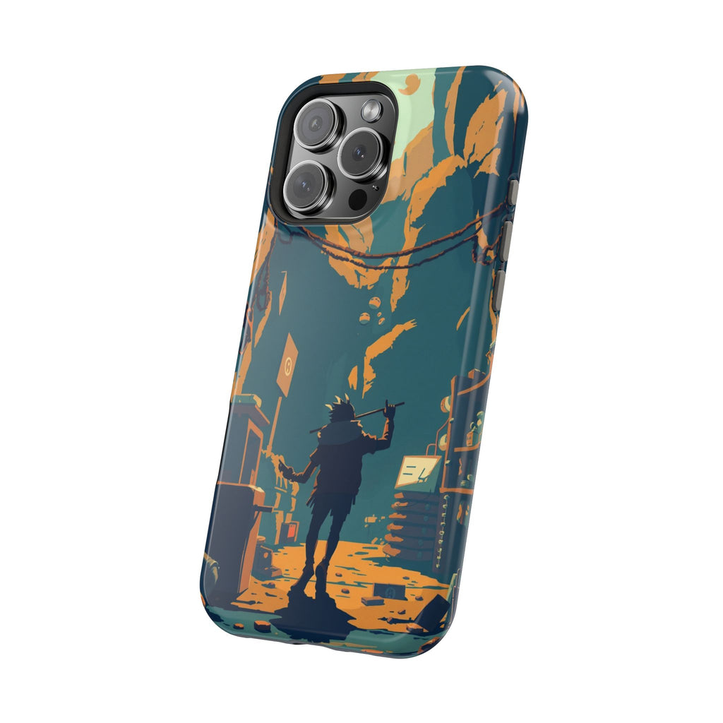 iPhone Mustard And Rust Unhinged in a Cute Way Soft Finish Everyday Case · iPhon
