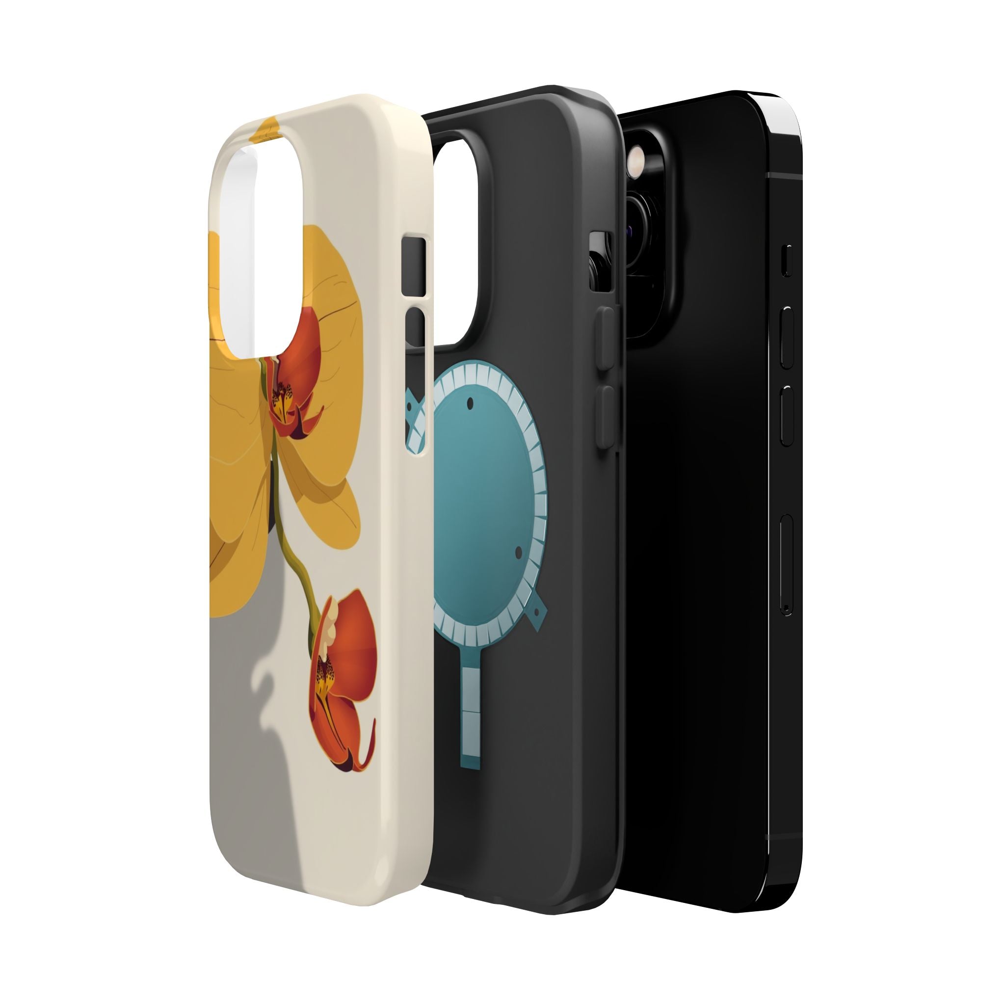 iPhone Vibrant Orchid Study Design Bold Modern Everyday Snap Case · iPhone Case