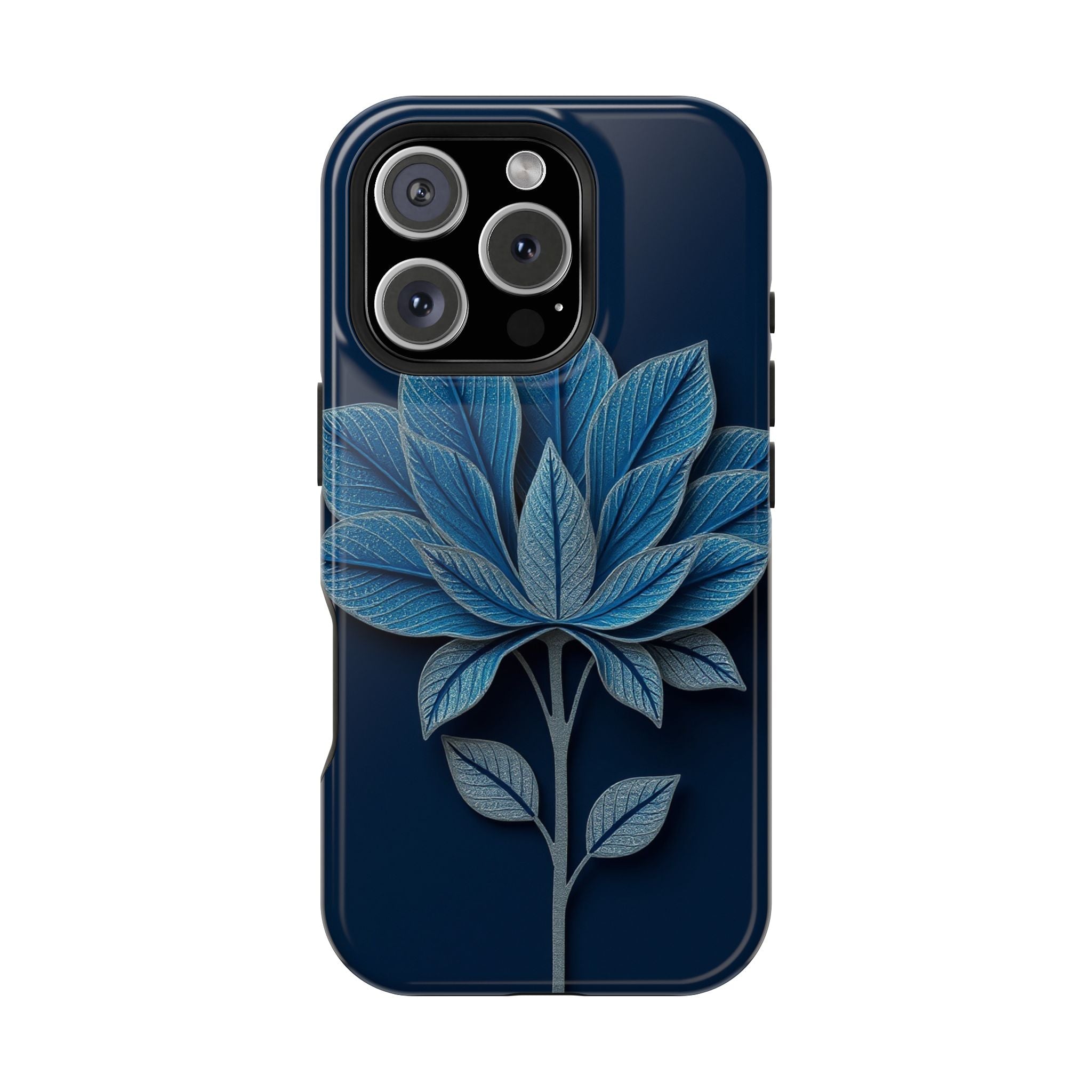 iPhone Night Bloomer Paper Cut Art Bold Modern Everyday Snap Case · iPhone Case