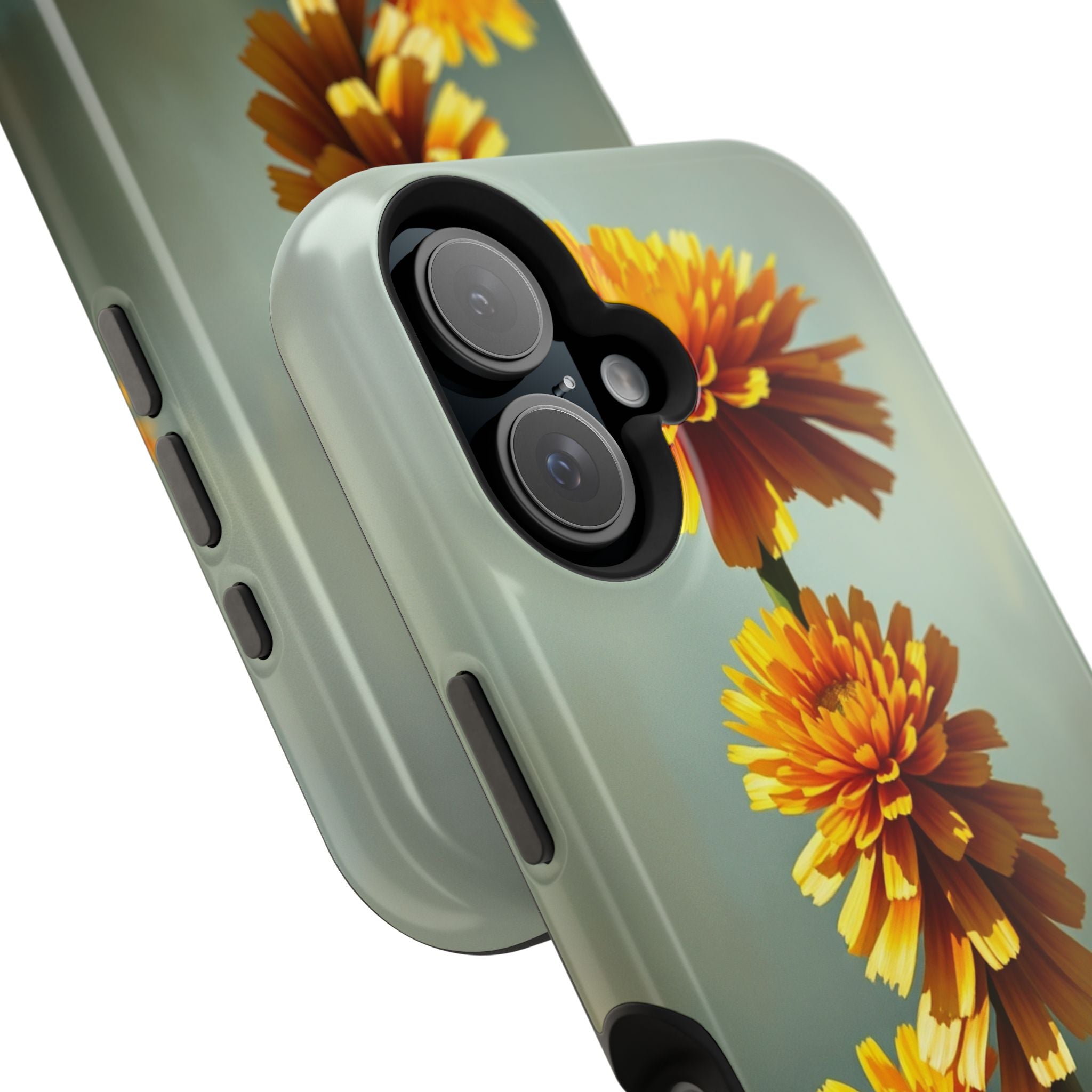 iPhone Ranunculus Stack Electric Art Slim Everyday Designer Case · iPhone Case