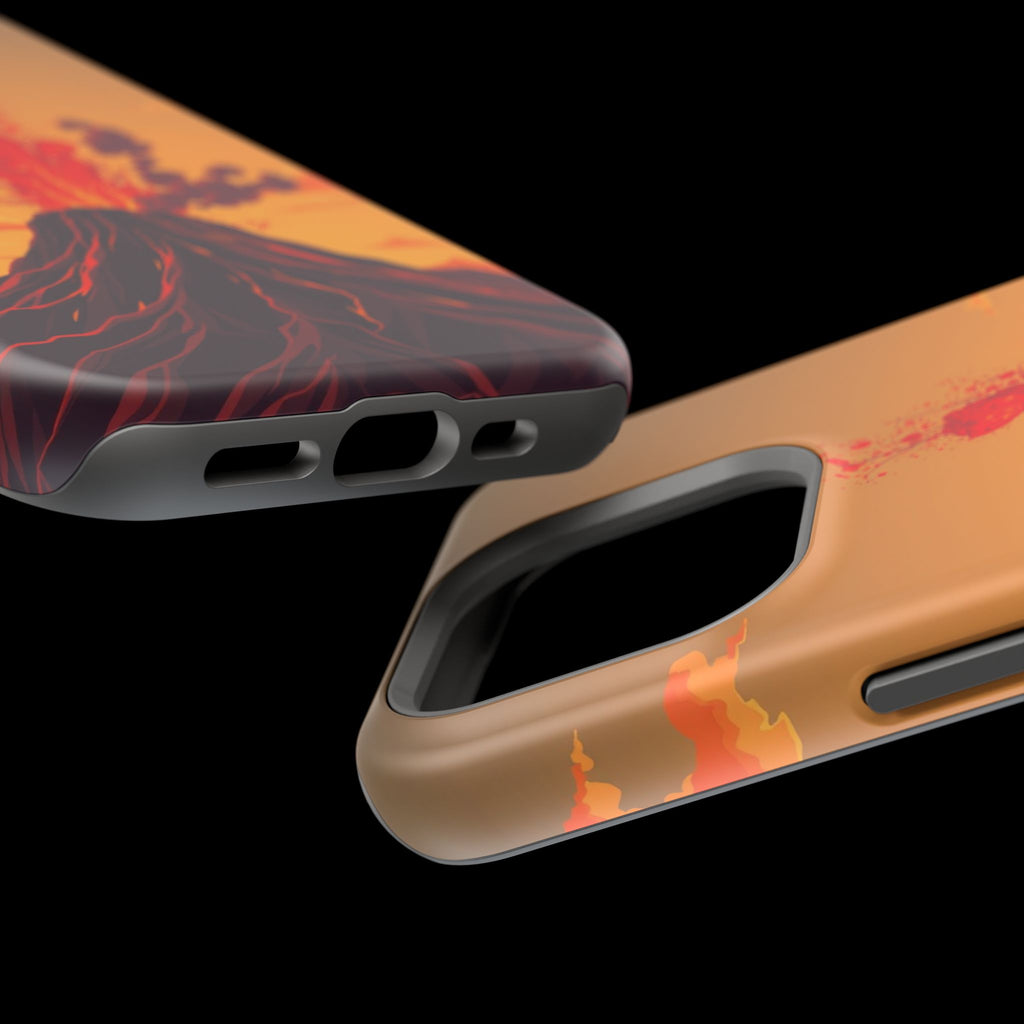 iPhone Sunset Amber And Peach Volcanic Eruption Soft iPhone Finish · iPhone Case