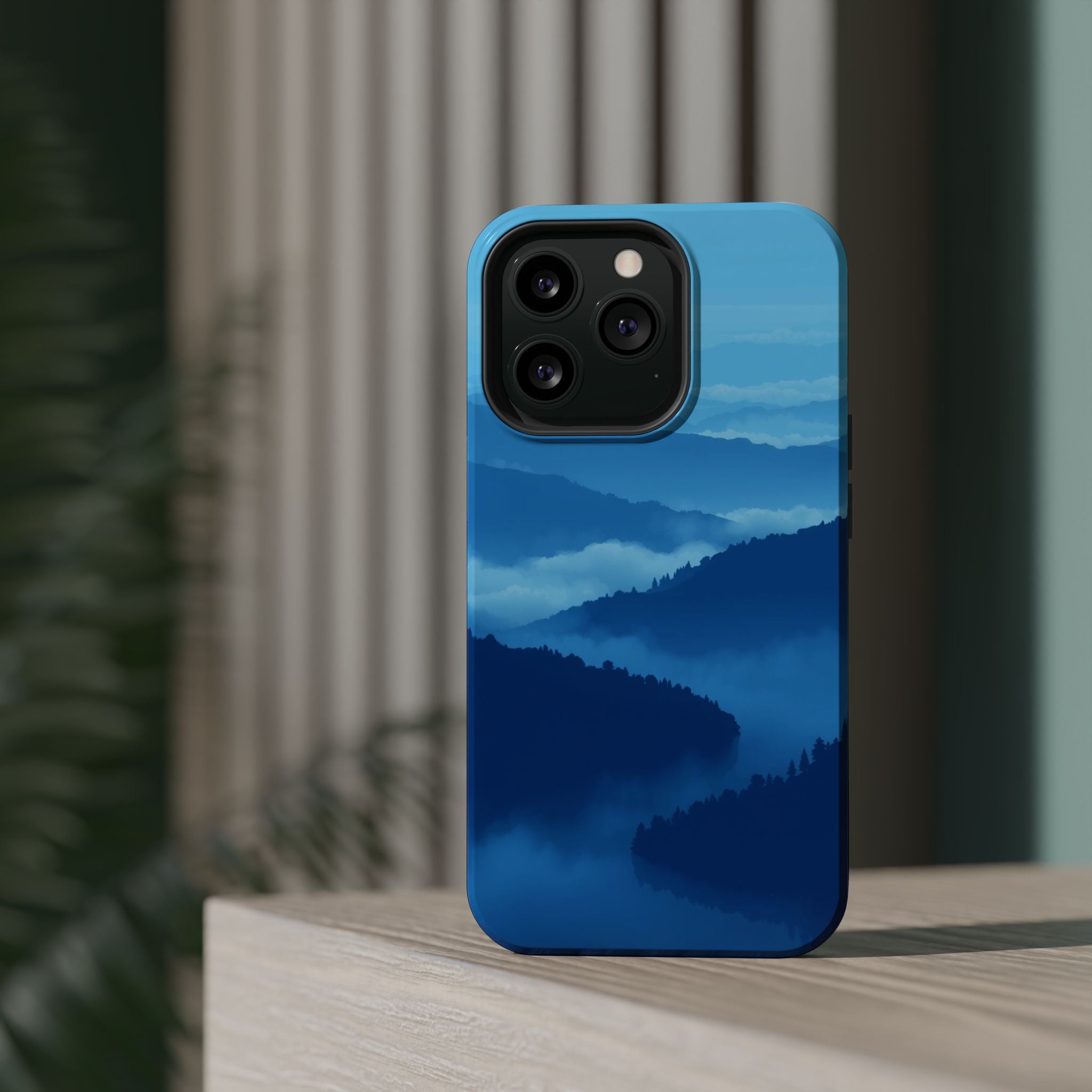 iPhone Fog Rolling Over Hills Pixel Art -Bit Slim iPhone Everyday · iPhone Case