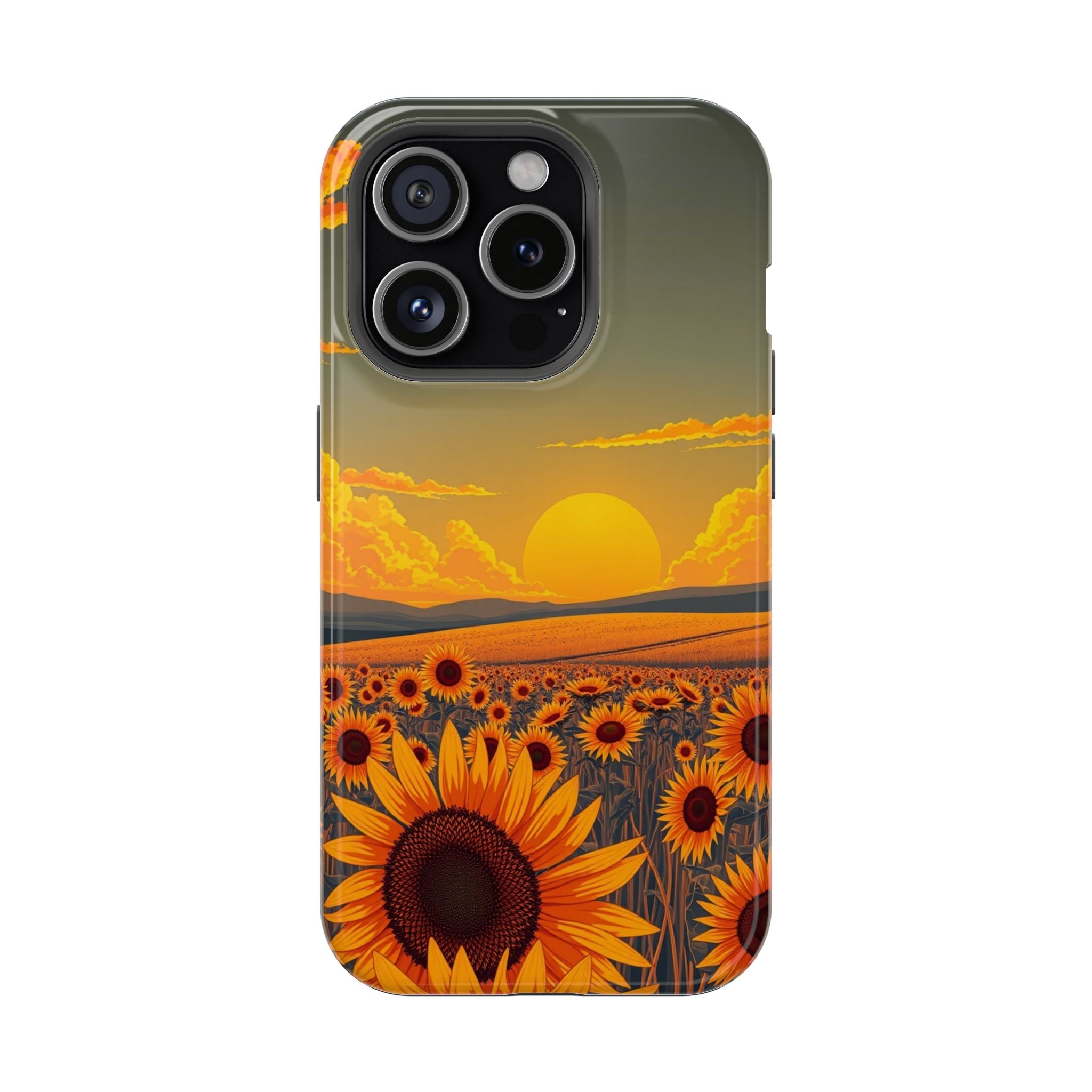 iPhone Vibrant Sunflower Prairie Design Slim Everyday iPhone Designer · iPhone C