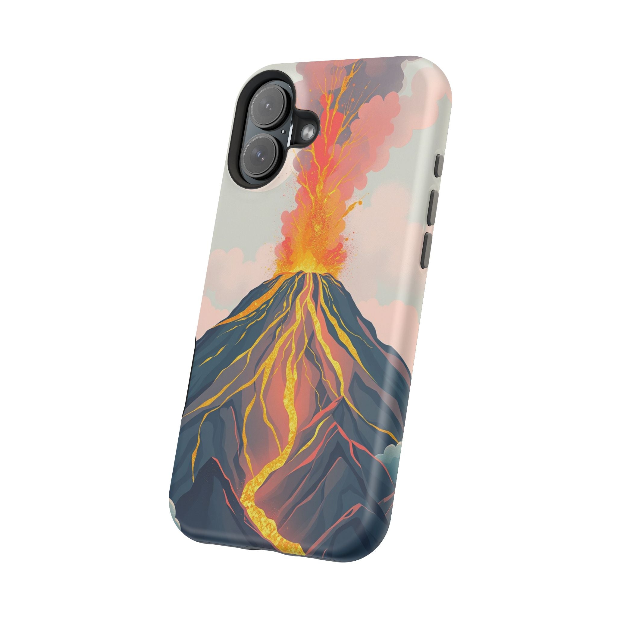 iPhone Volcanic Eruption Gold Foil Luxury Slim iPhone Everyday Designer · iPhone