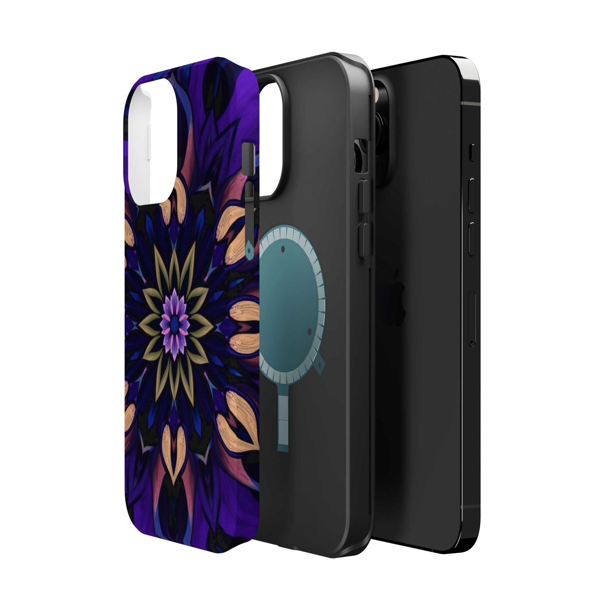 iPhone Floral Mandala Mystic Art Bold Modern Everyday Snap Case · iPhone Case