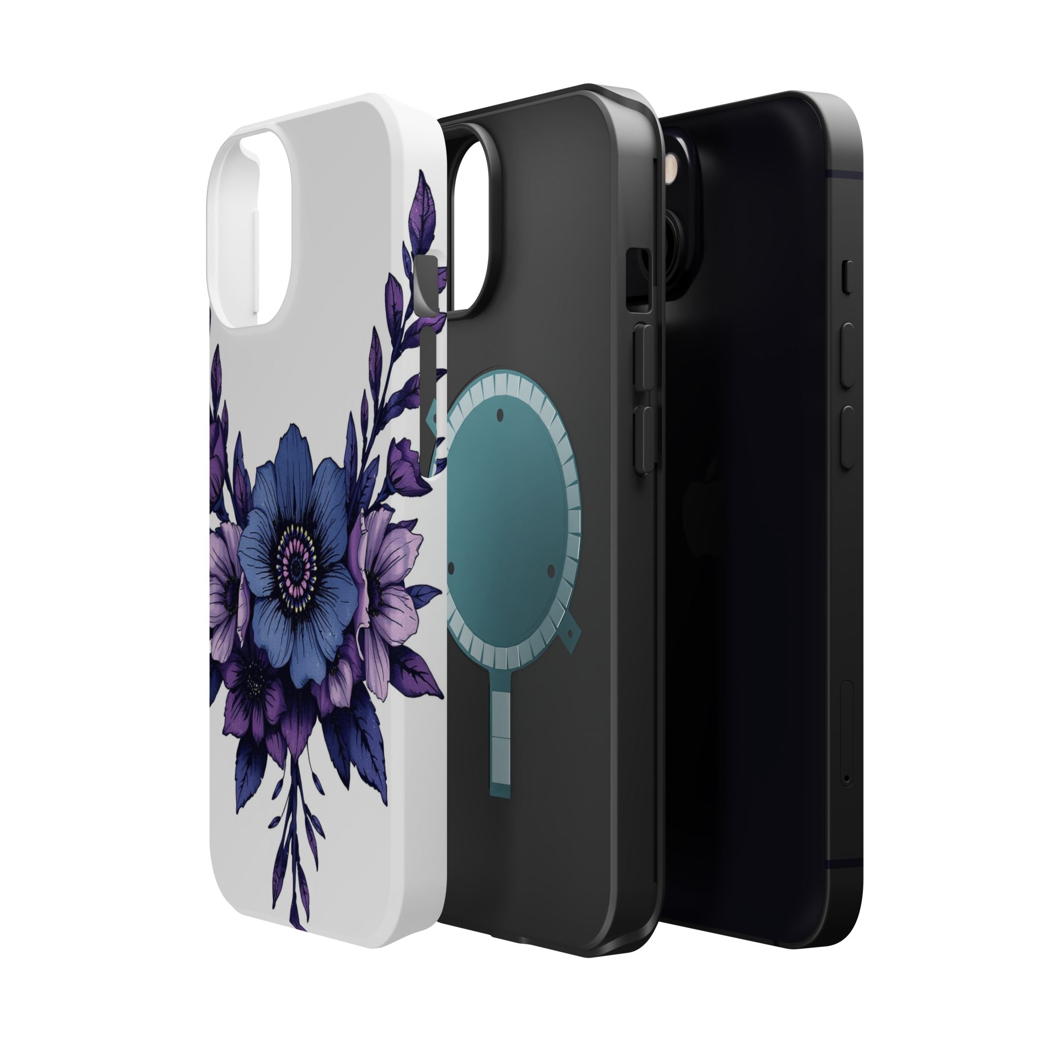 iPhone Floral Crown Grunge Distressed Slim Everyday Designer Case · iPhone Case