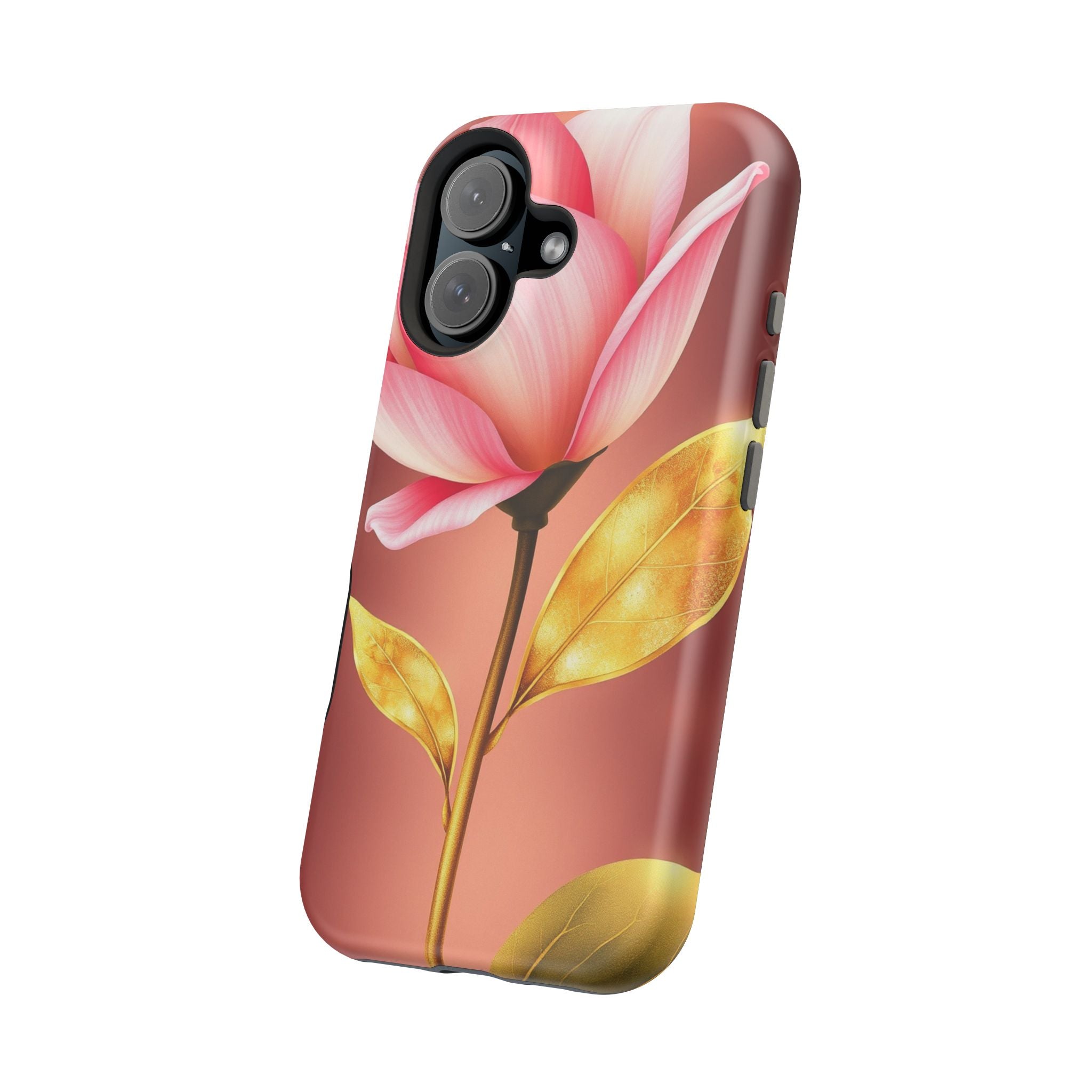 iPhone Dreamy Bloom and Leaf Design 14 Slim Everyday Designer Case · iPhone Case