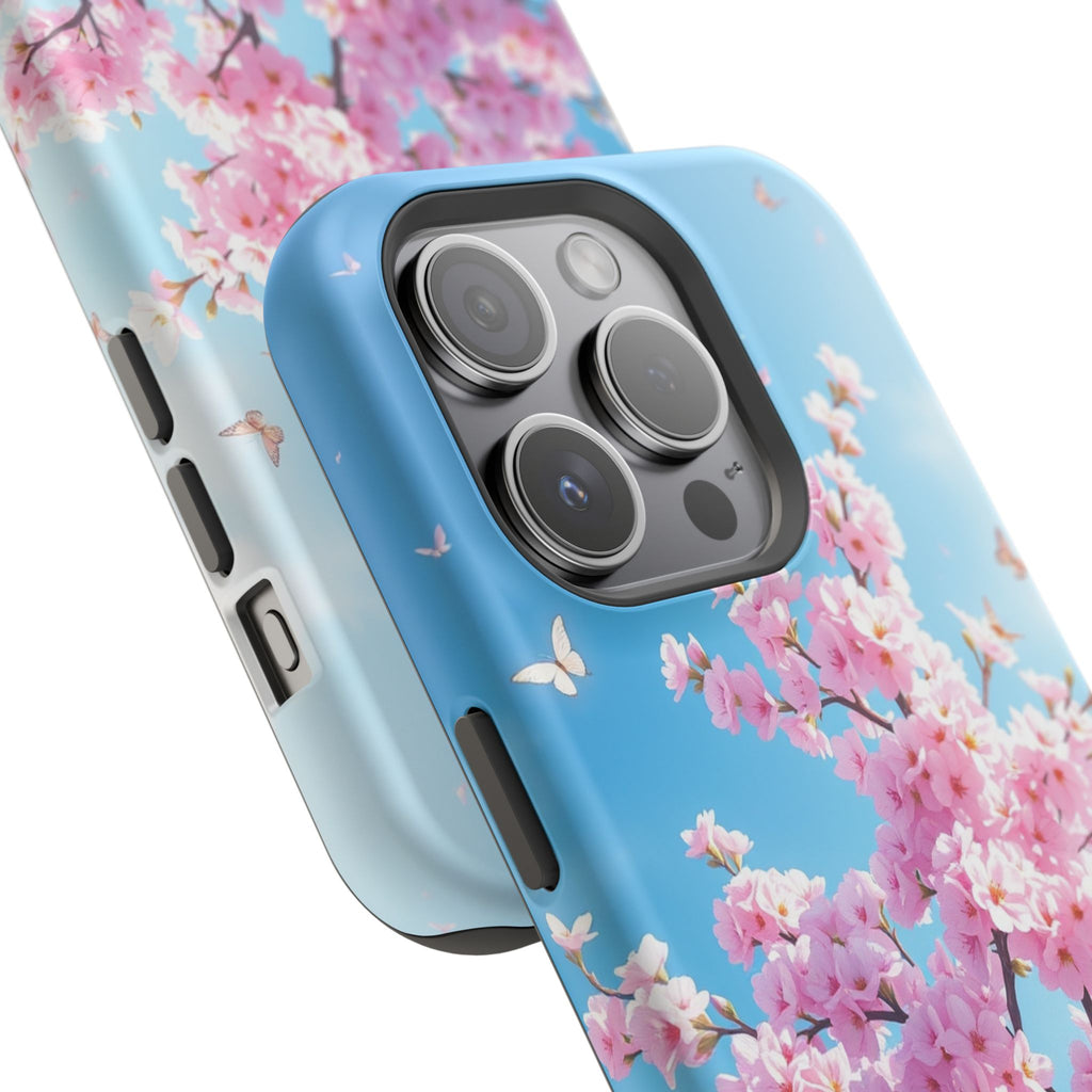 iPhone Cherry Blossom Floral Slim Everyday Designer Case · iPhone Case