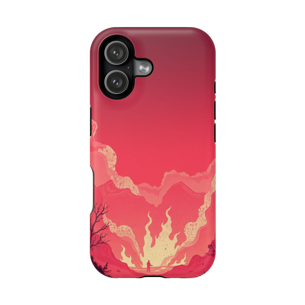 iPhone Wildfire Glow Grunge Distressed Slim Everyday Designer Case · iPhone Case
