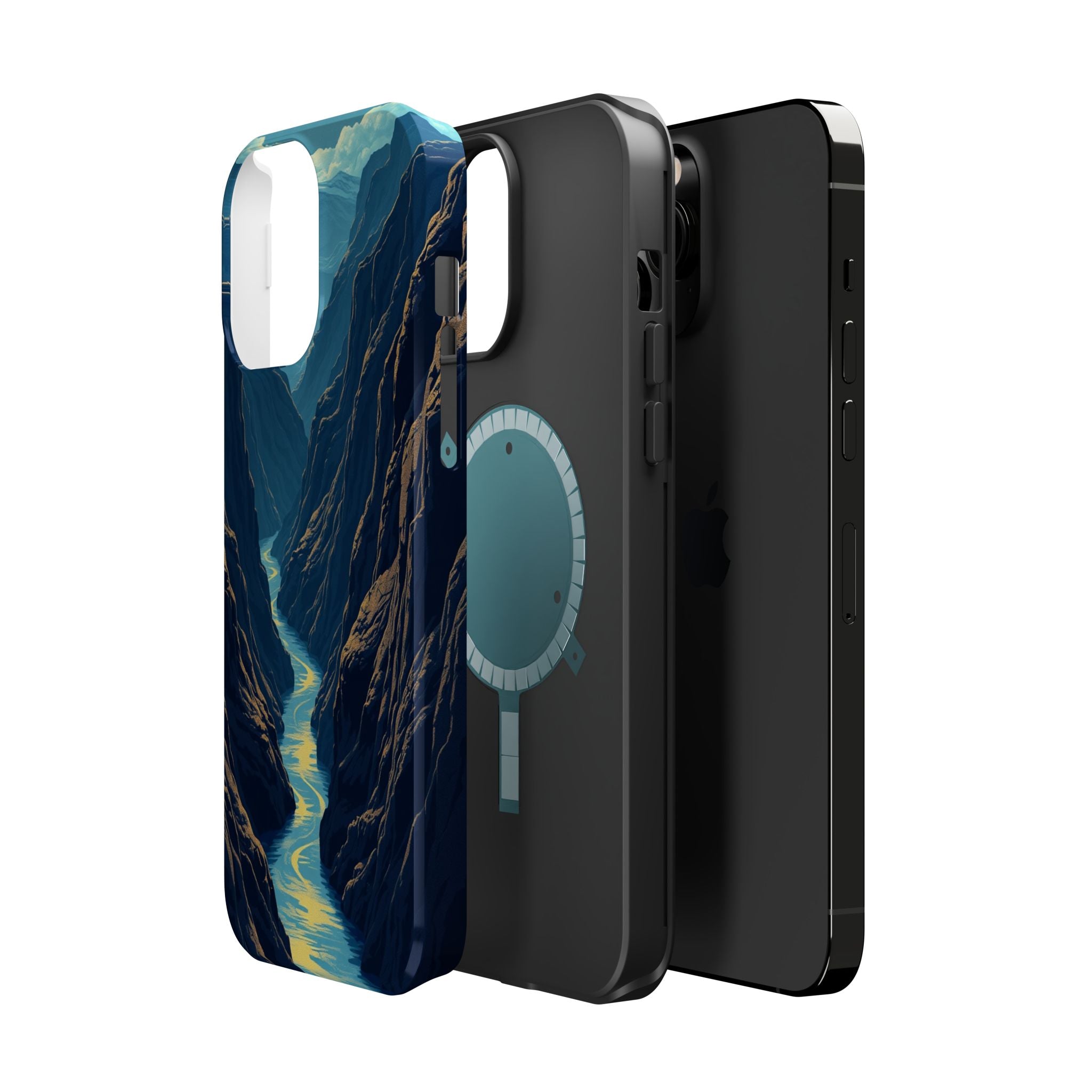 iPhone River Canyon Gold Foil Luxury Slim Everyday Designer Case · iPhone Case