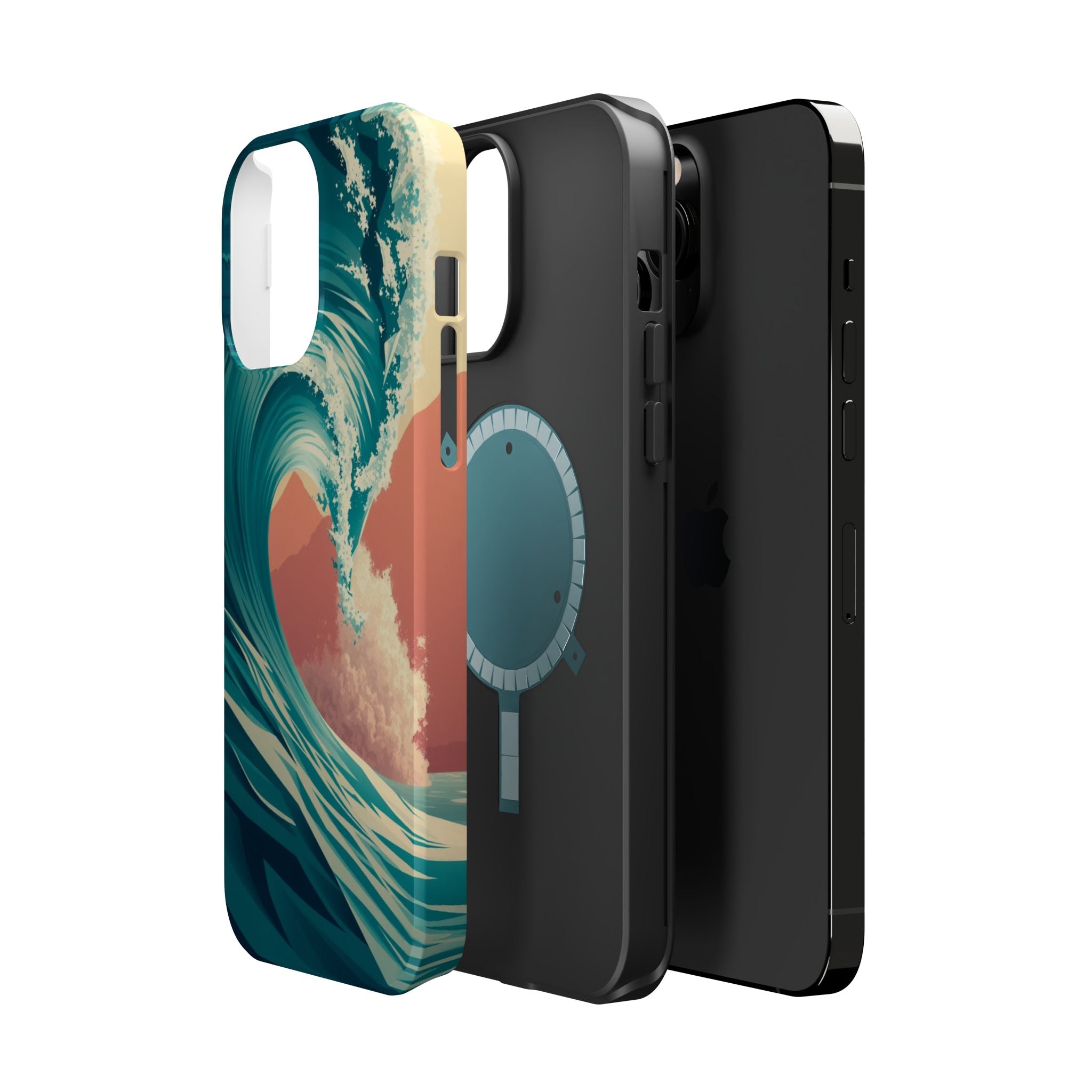 iPhone Ocean Wave Crash Cinematic Art Slim Everyday Designer Case · iPhone Case