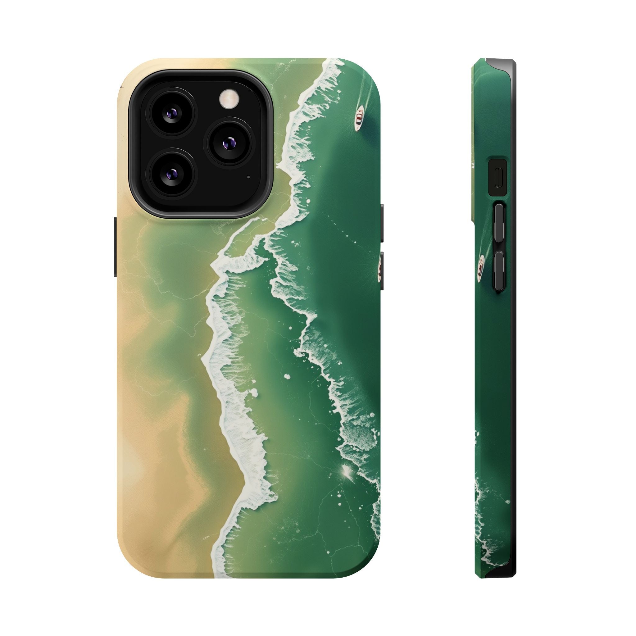 iPhone Shoreline Aerial Bold Art Bold Modern Everyday Snap Case · iPhone Case