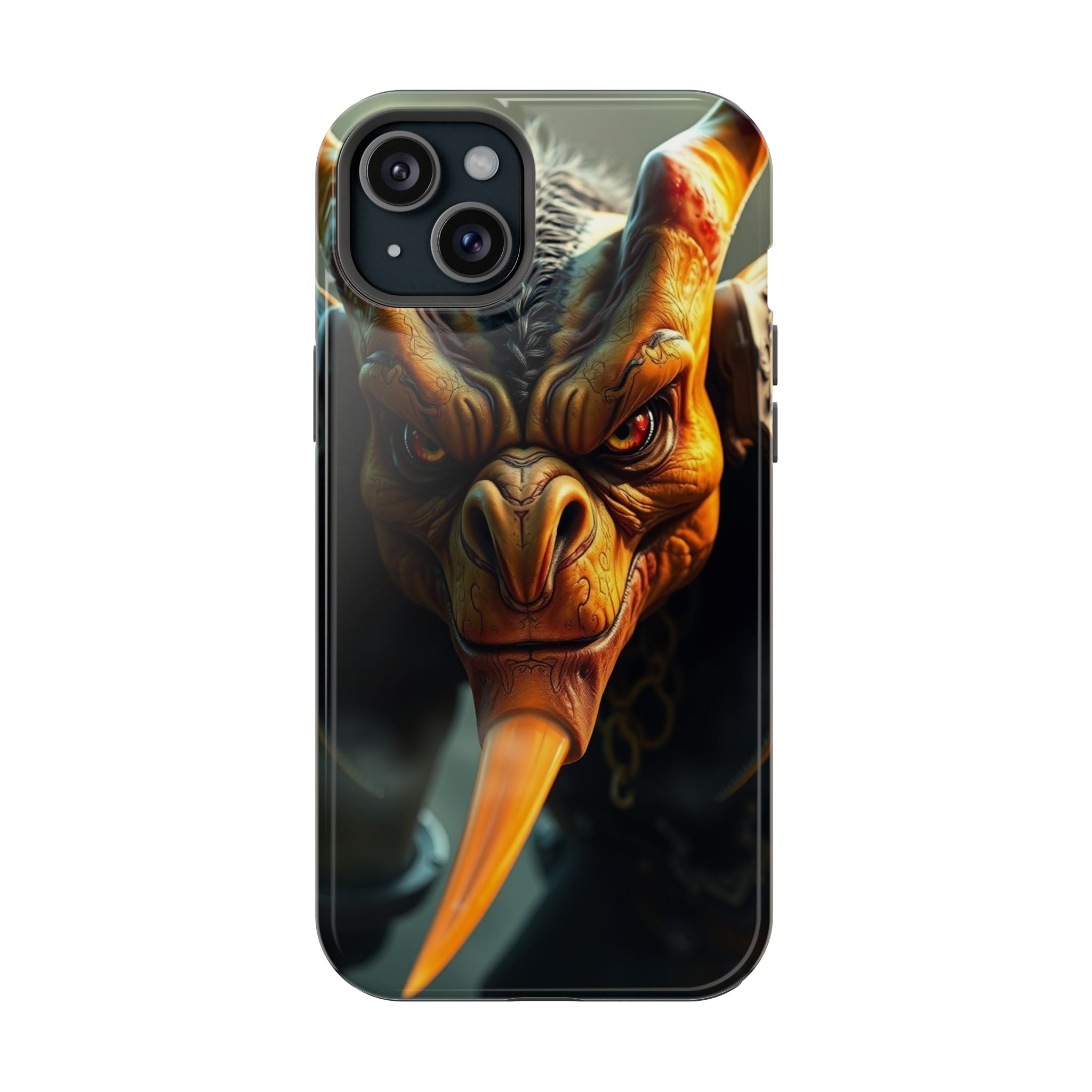 iPhone Mustard And Rust Goblin Mode Activated Slim Everyday Designer Case · iPho