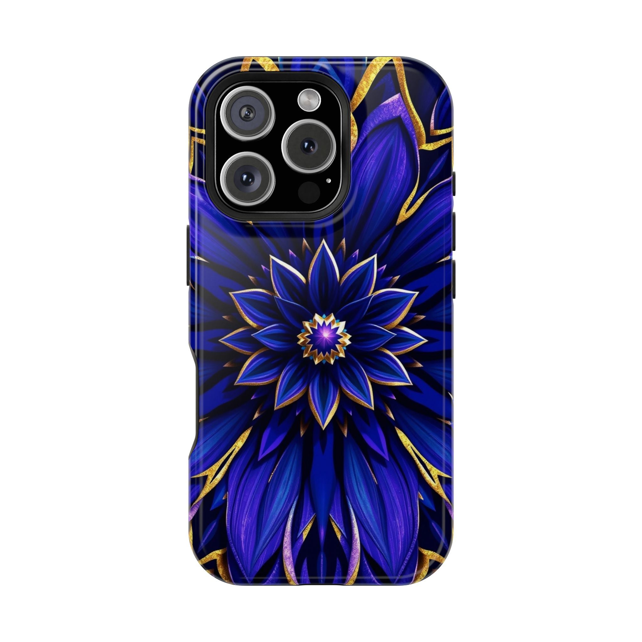 iPhone Floral Mandala Electric Art 14 Slim Everyday Designer Case · iPhone Case