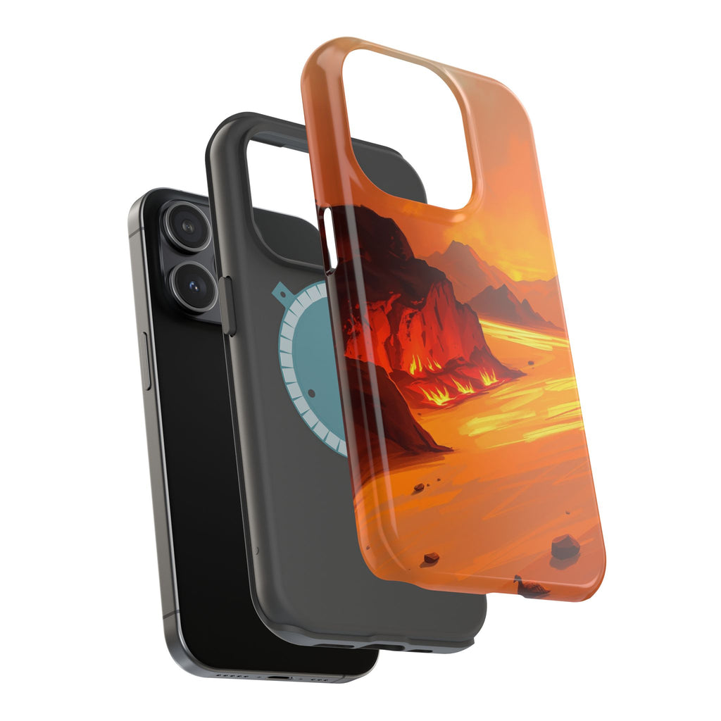 iPhone Burnt Orange And Sand Wildfire Glow Slim iPhone Everyday · iPhone Case