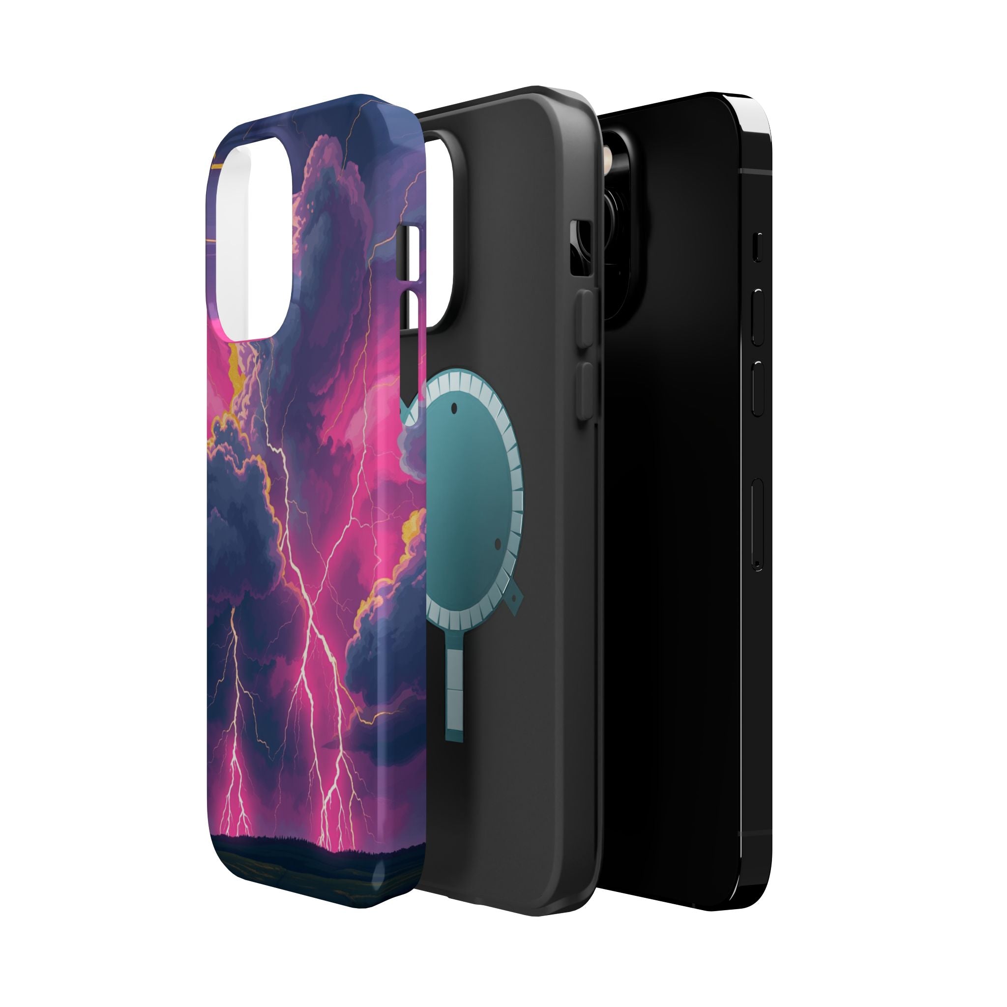 iPhone Serene Thunderstorm Sky Design Slim Everyday Designer Case · iPhone Case