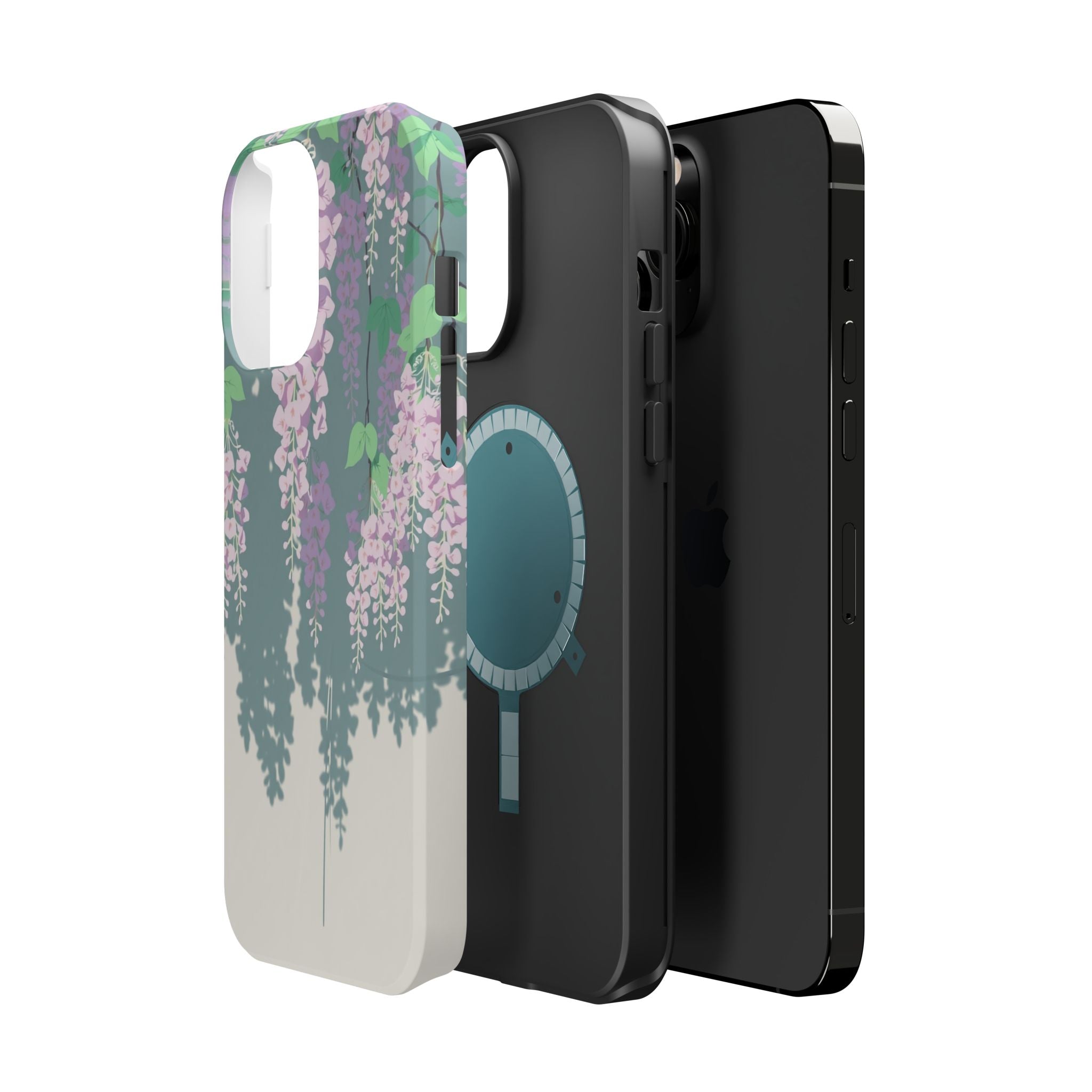 iPhone Dreamy Wisteria Cascade Design Slim Everyday Designer Case · iPhone Case
