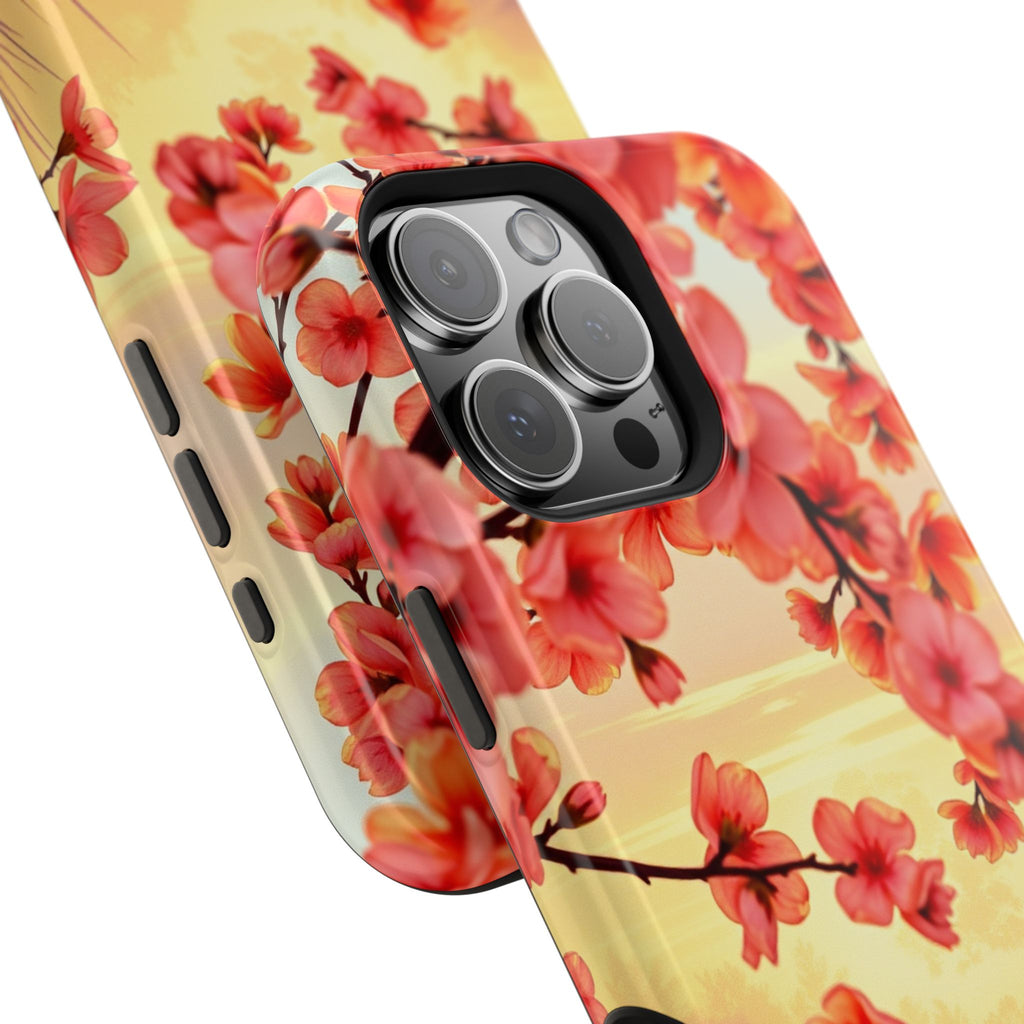 iPhone Sunset Amber And Peach Blossom Trail Slim Snap Cas Carry Case · iPhone Ca